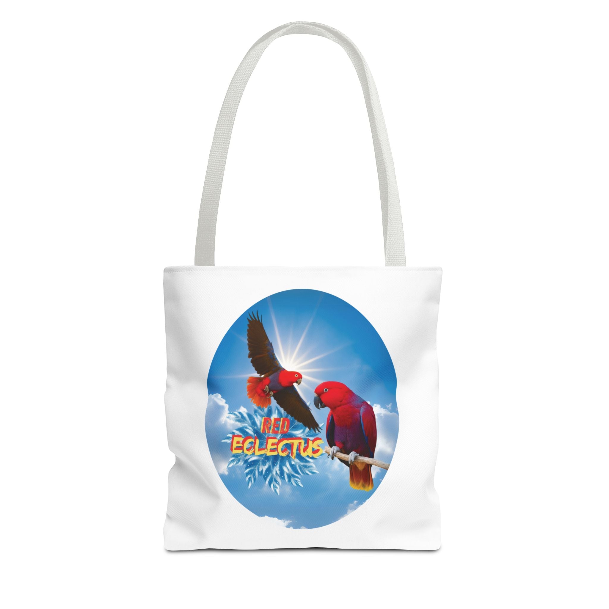 Red Eclectus Parrot Tote Bag