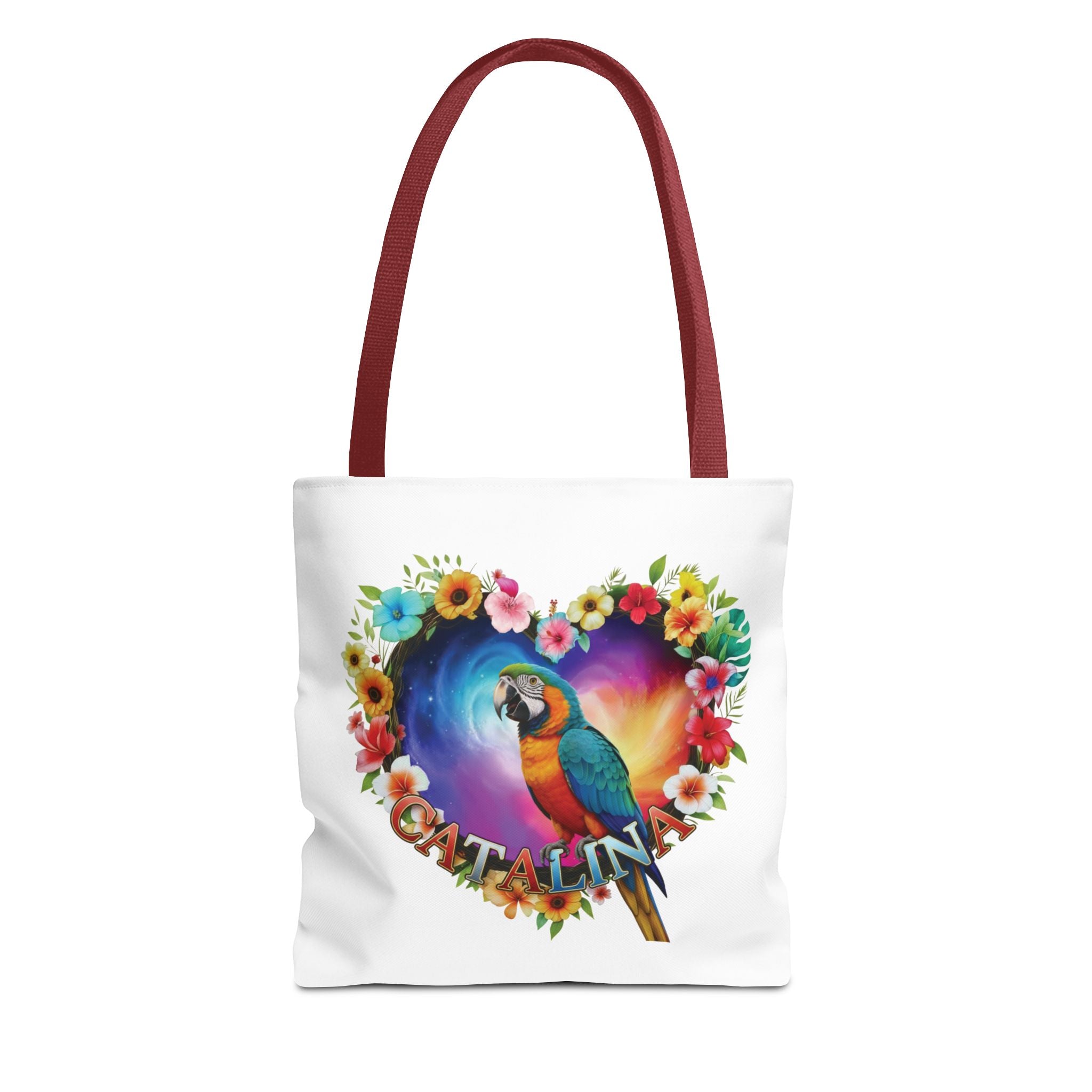 Catalina Floral Parrot Tote Bag