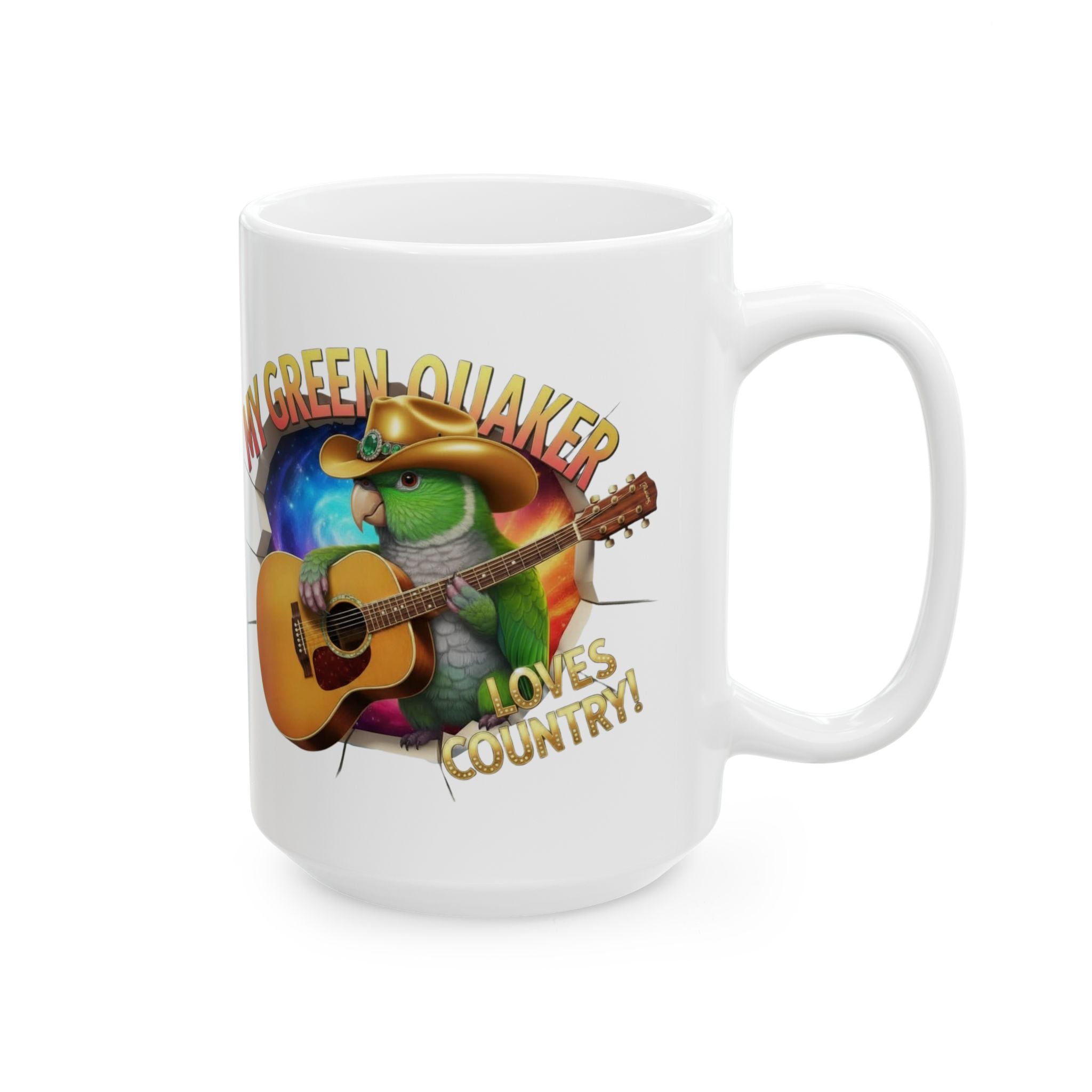 Green Quaker Loves Country Mug