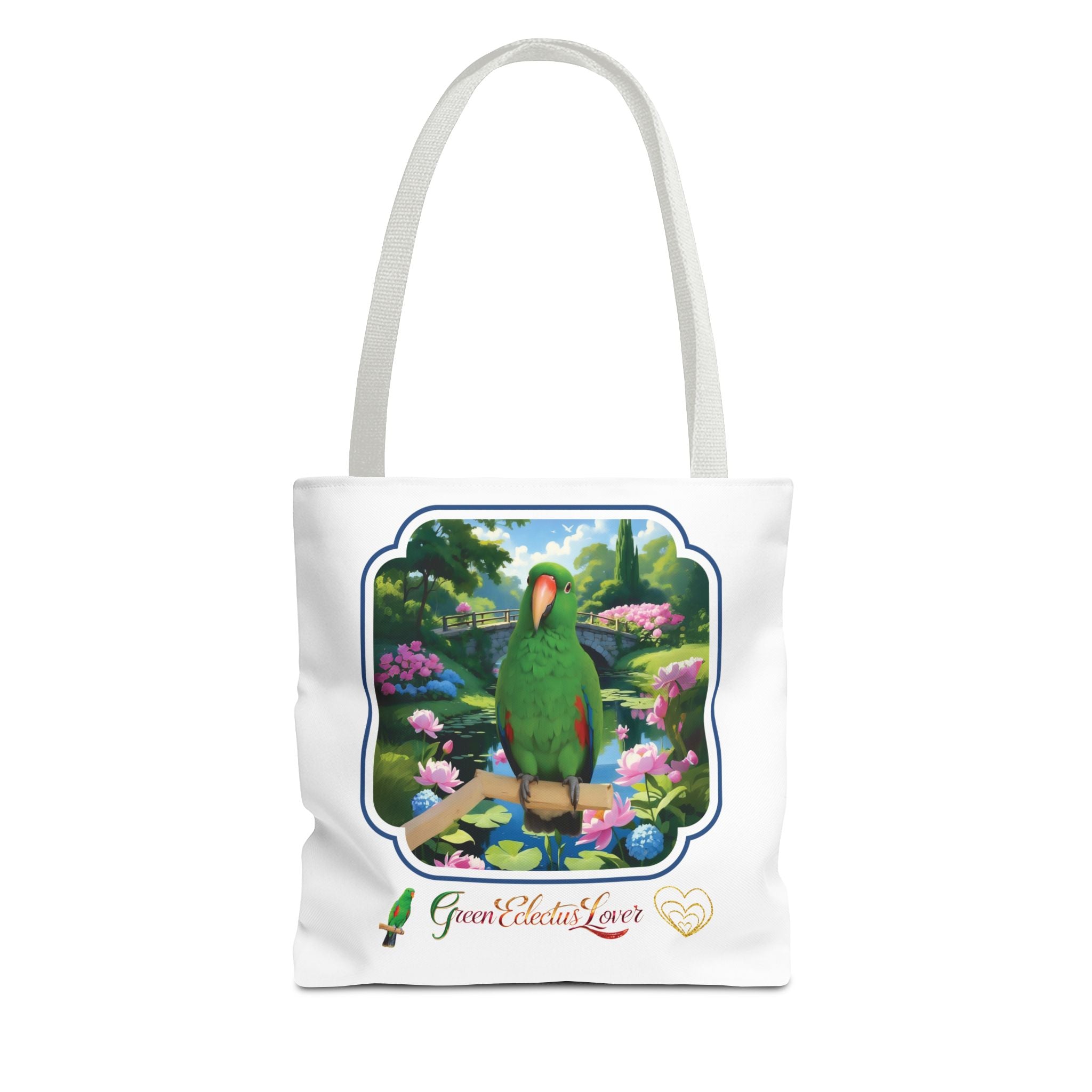 Green Eclectus Tote Bag