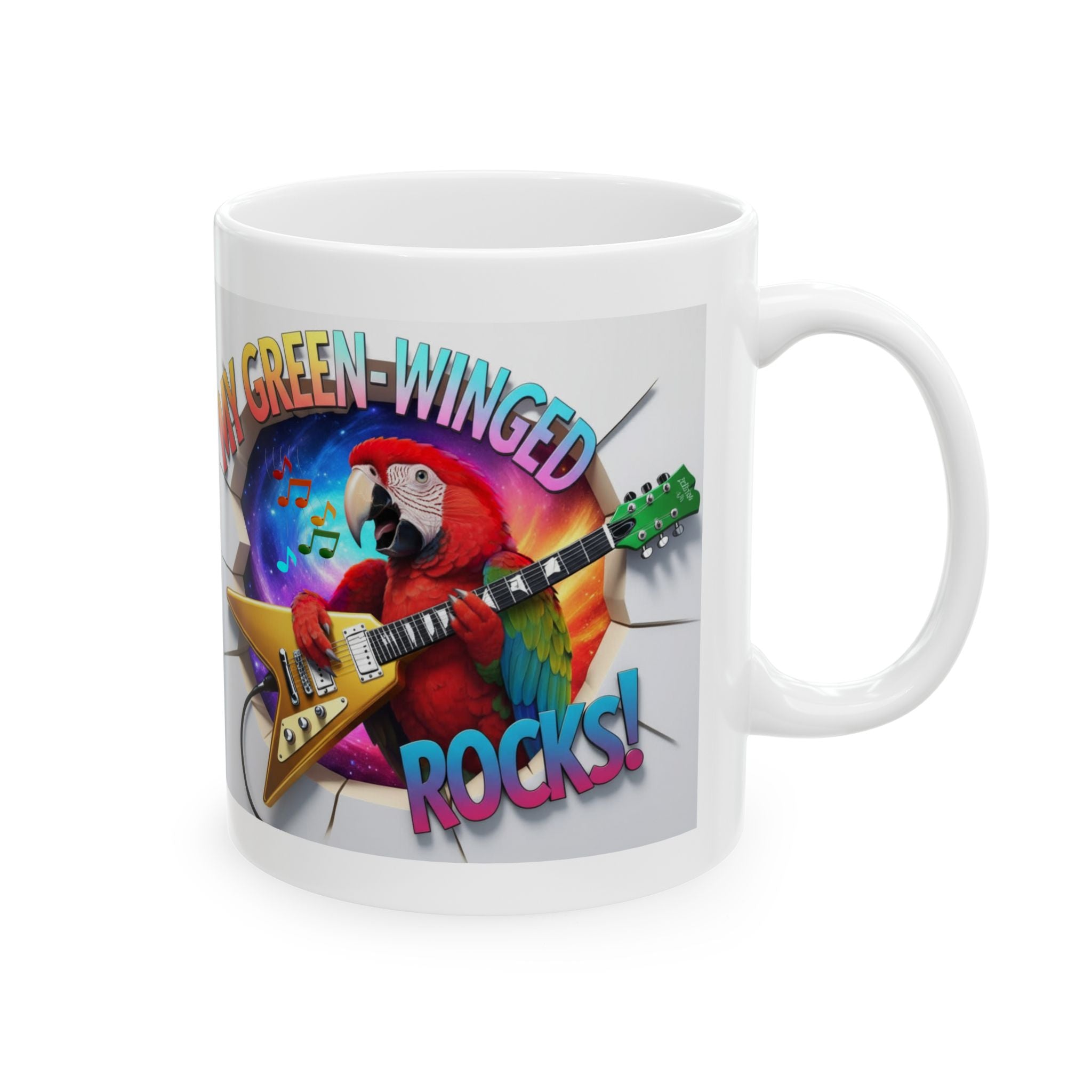 My Green Winged Rocks Mug