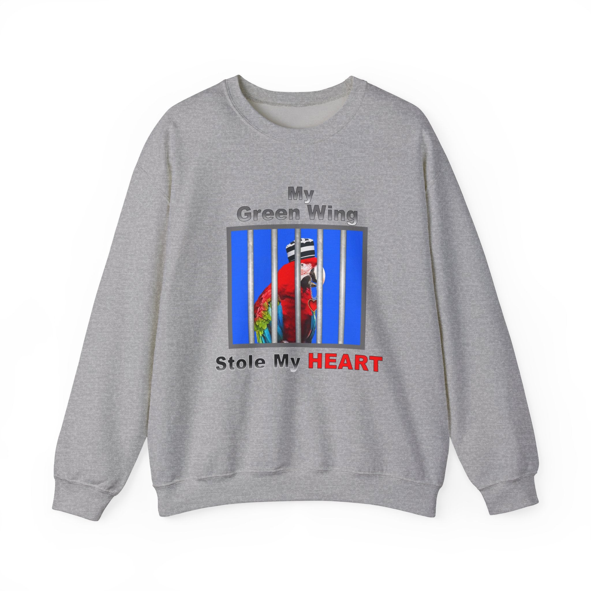 My Green Winged Stole My Heart Sweatshirt
