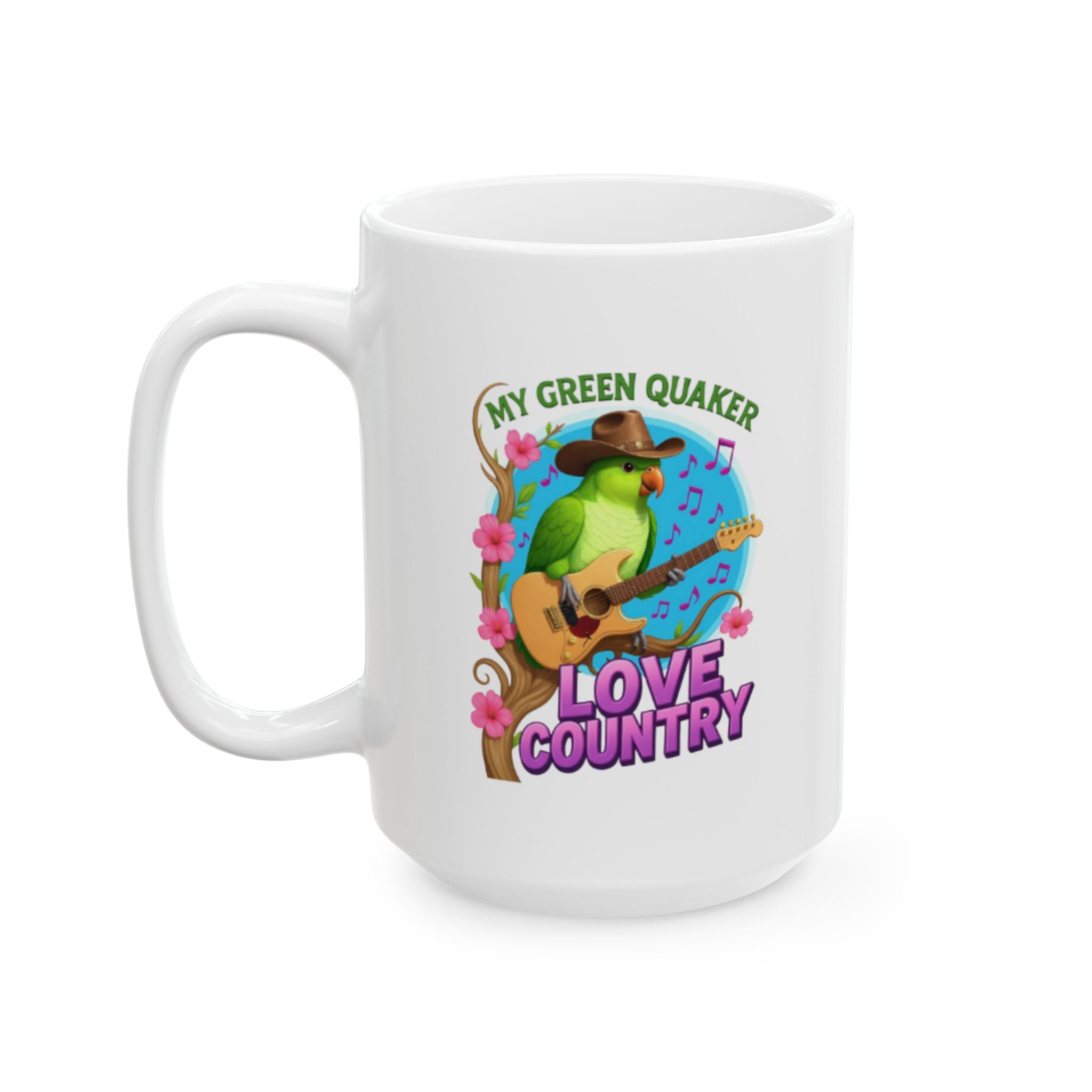Green Quaker Love Country Mug