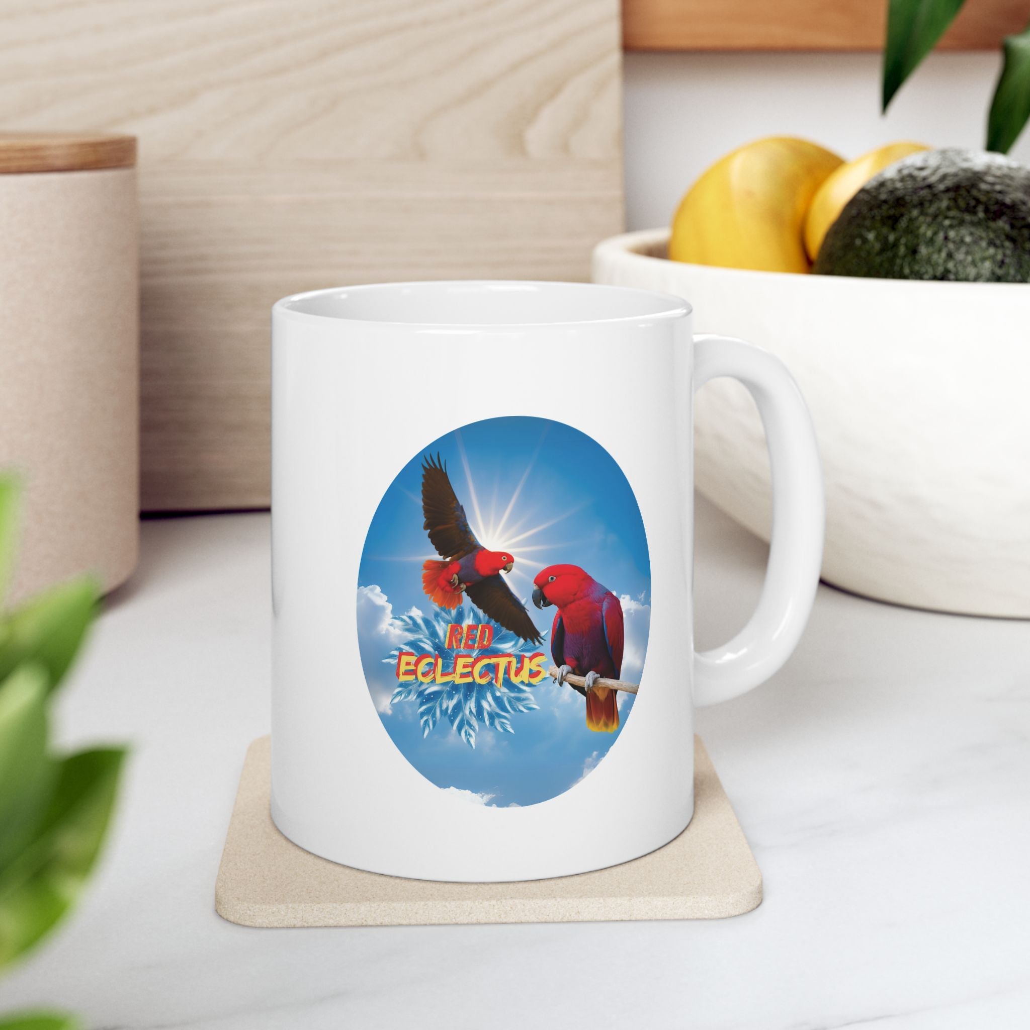 Exotic Red Eclectus Mug