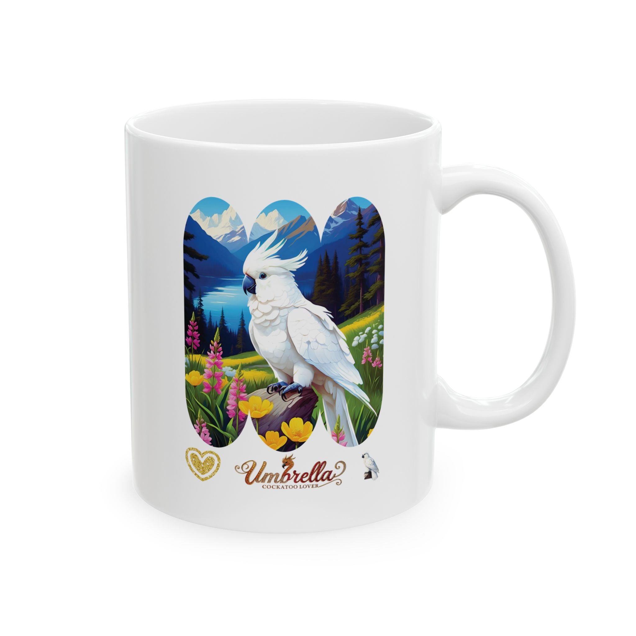 Mountain Umbrella Cockatoo Lover Mug