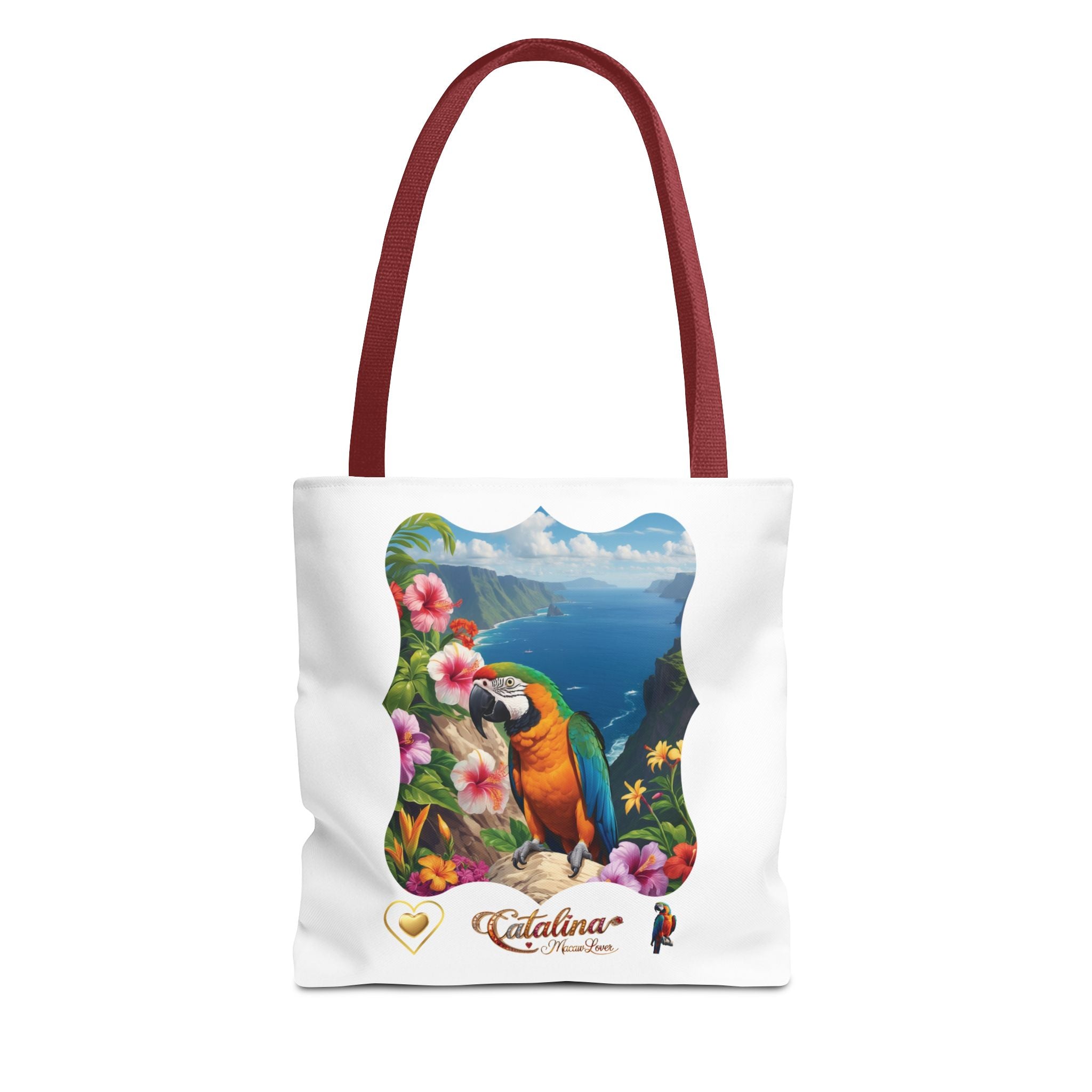 Catalina Macaw Lover Floral Tote Bag