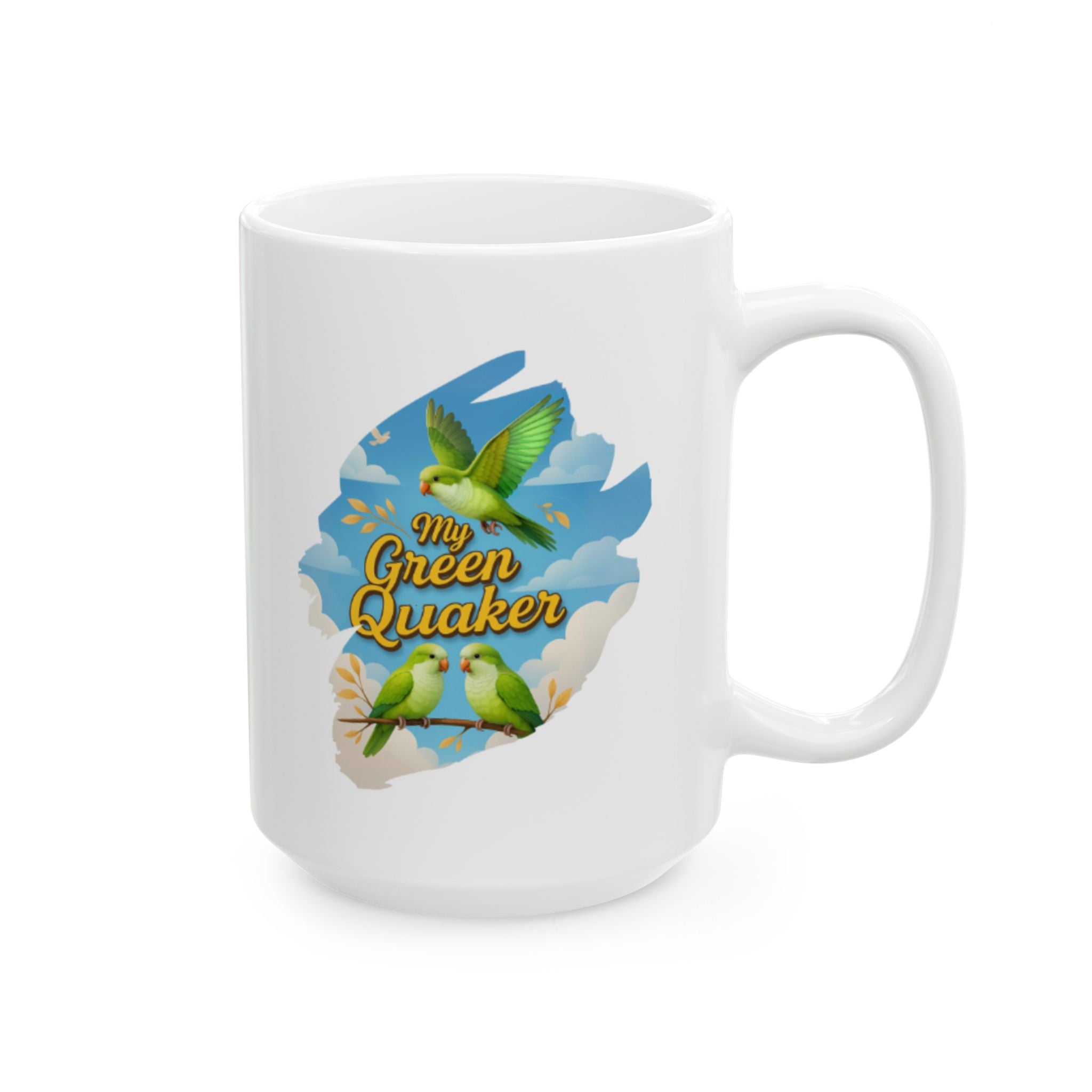My Green Quaker Flying Mug
