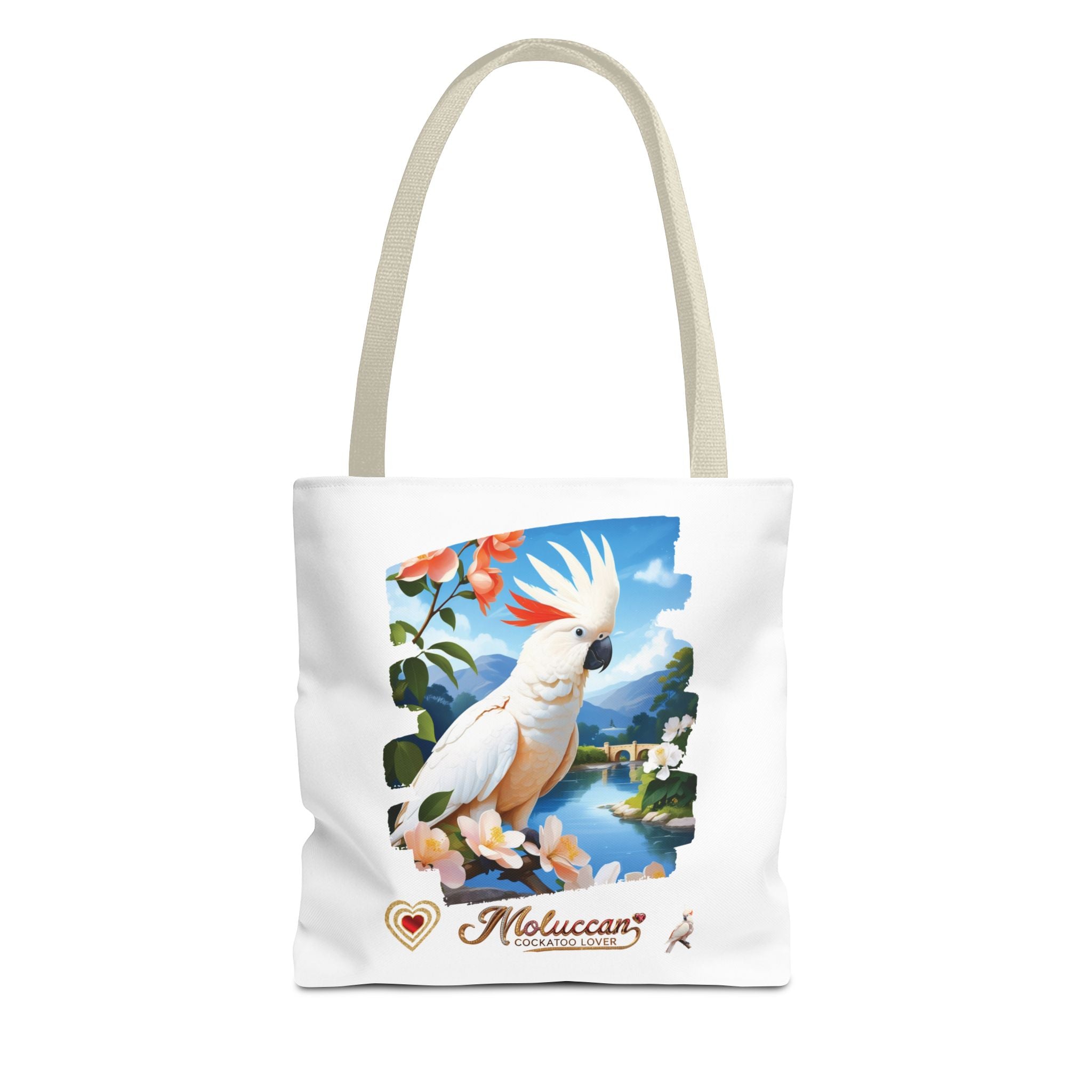 White Moluccan Cockatoo Lover Tote Bag