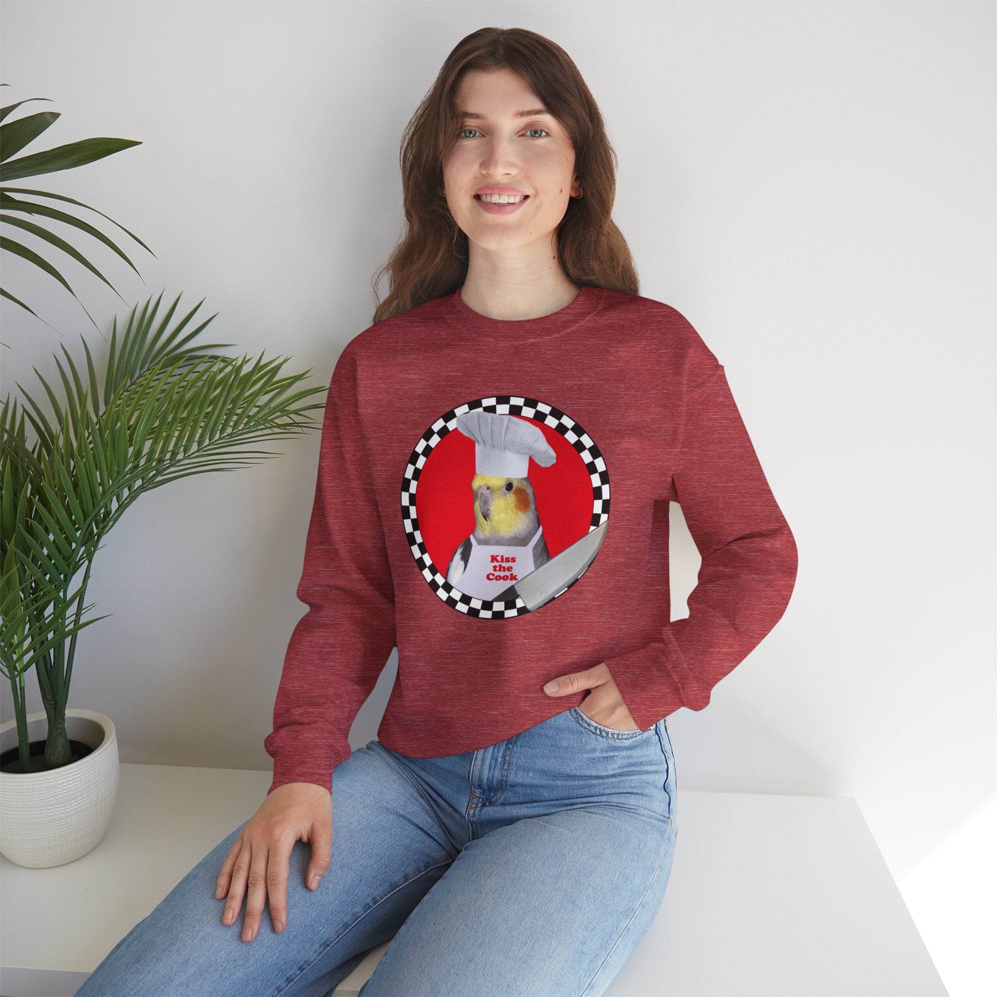 Kiss The Cook Cockatiel Sweatshirt