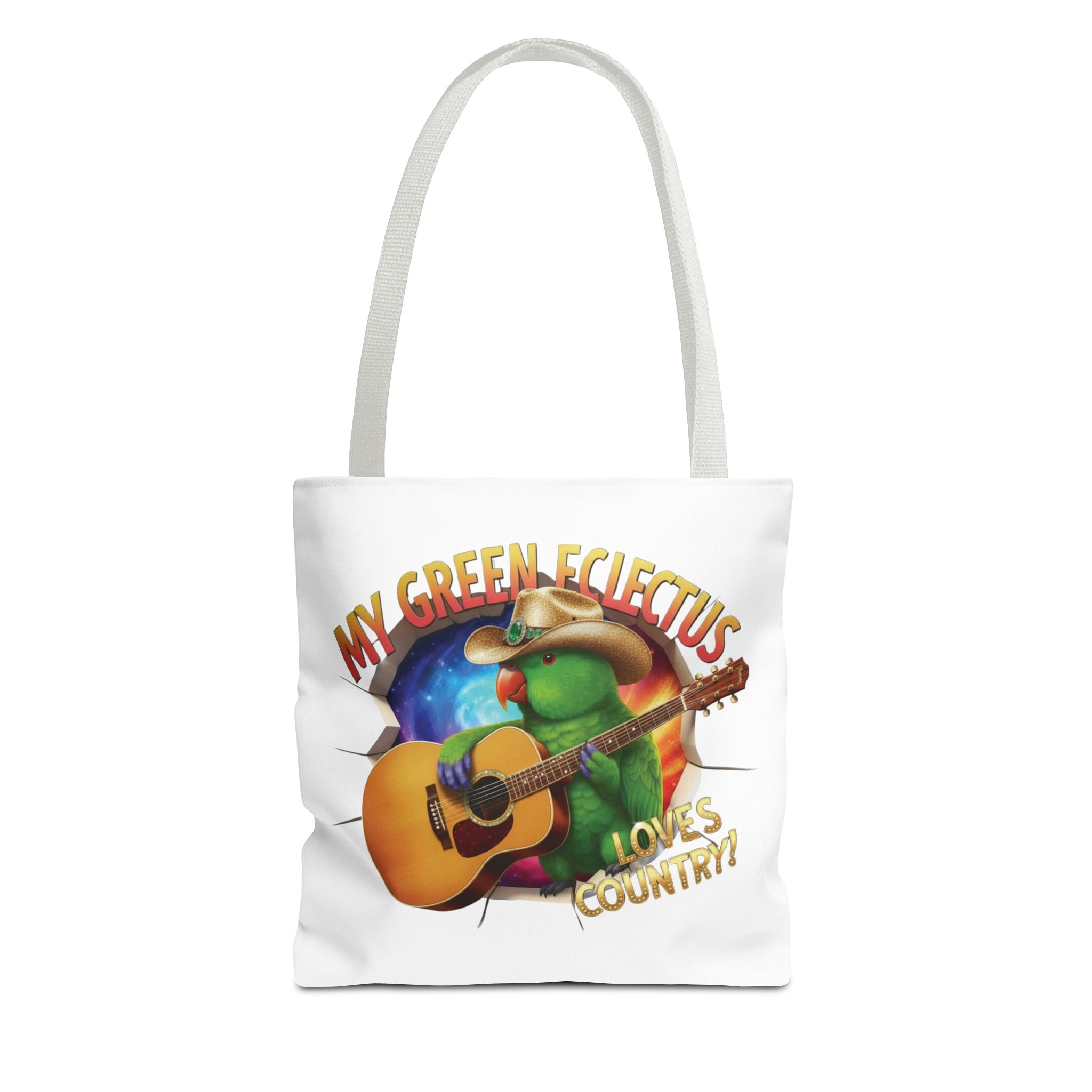 Green Eclectus Breakthrough Tote Bag