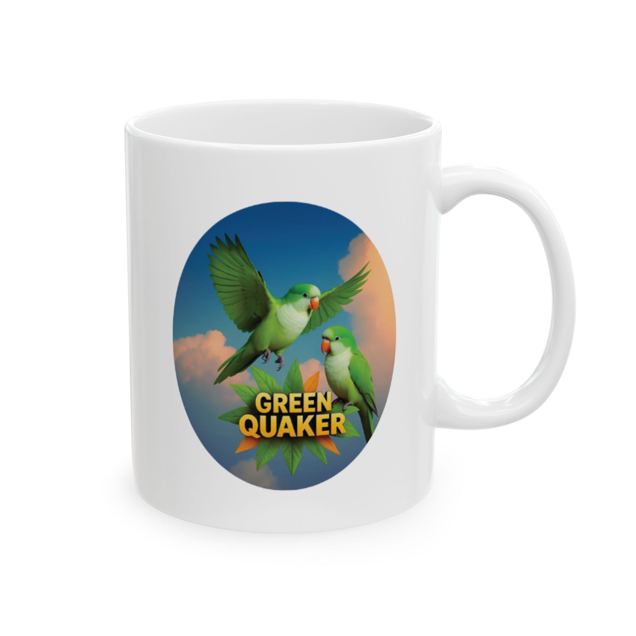 Green Quaker Flying Mug