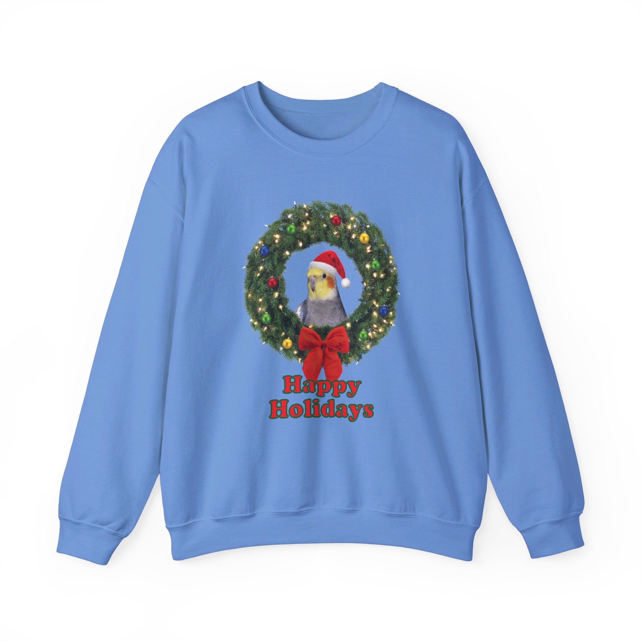 Happy Christmas Holidays Cockatiel Sweatshirt
