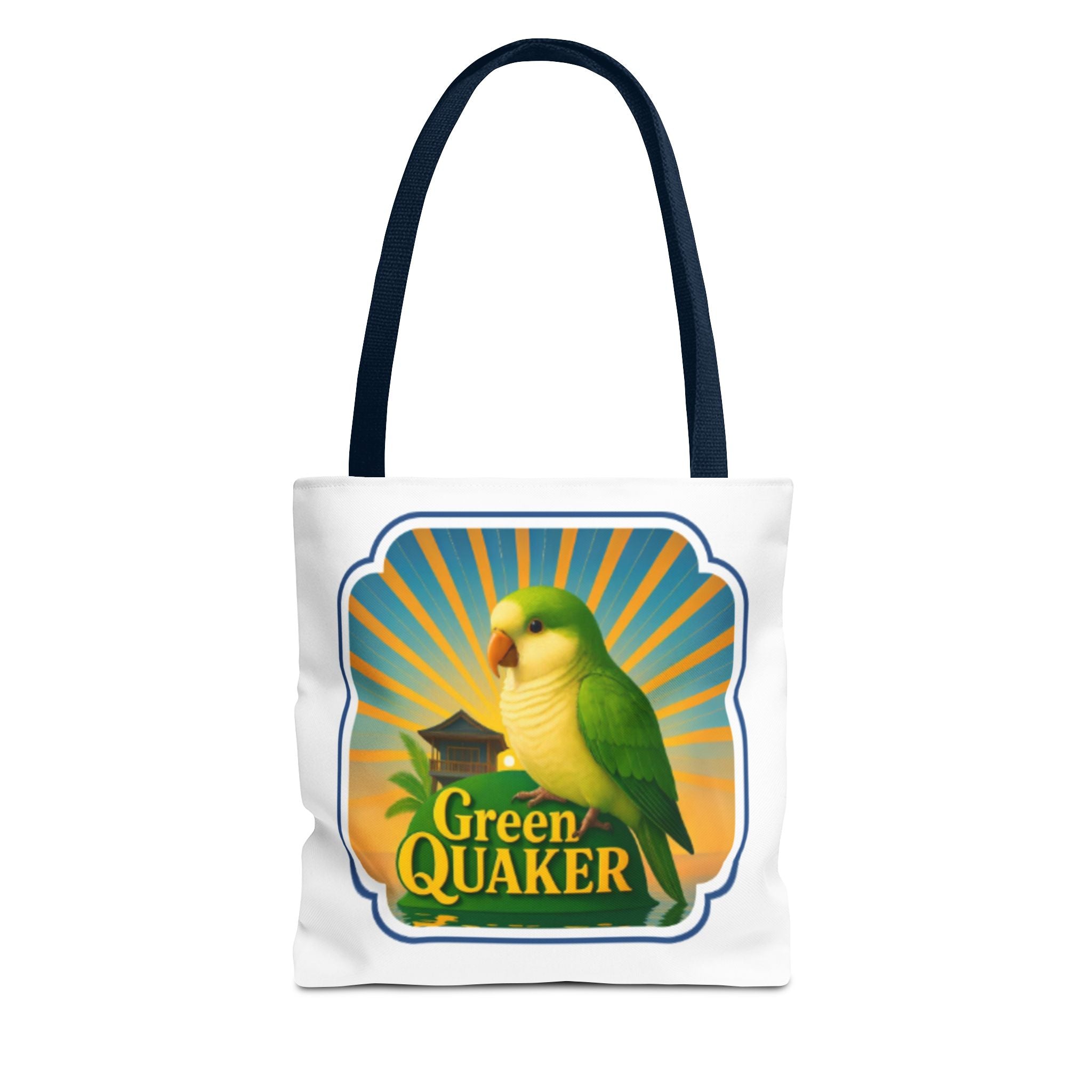 Green Quaker Sunburst Tote Bag