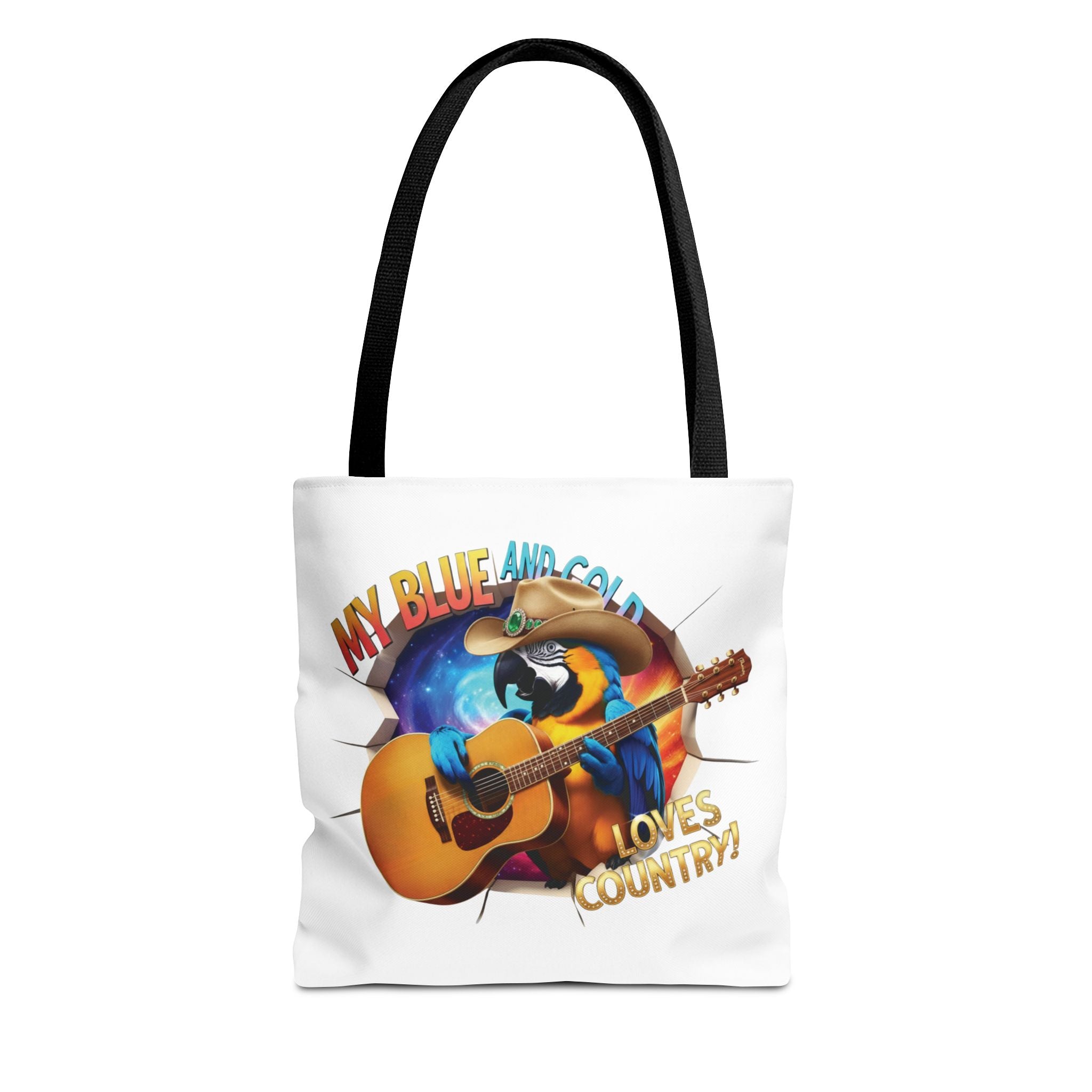 Blue And Gold Loves Country Tote Bag