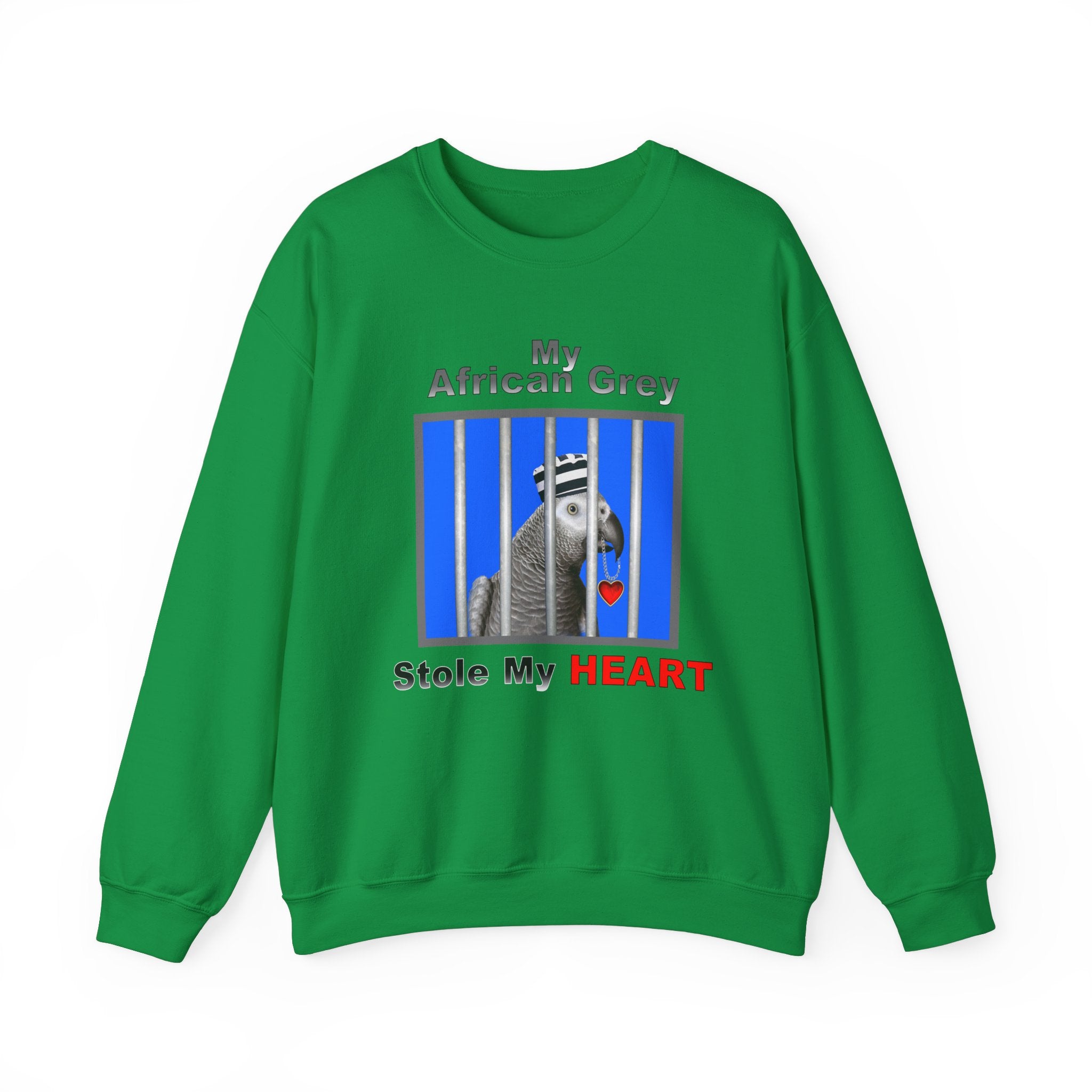 Stole My Heart African Grey Jailbird Sweatshirt