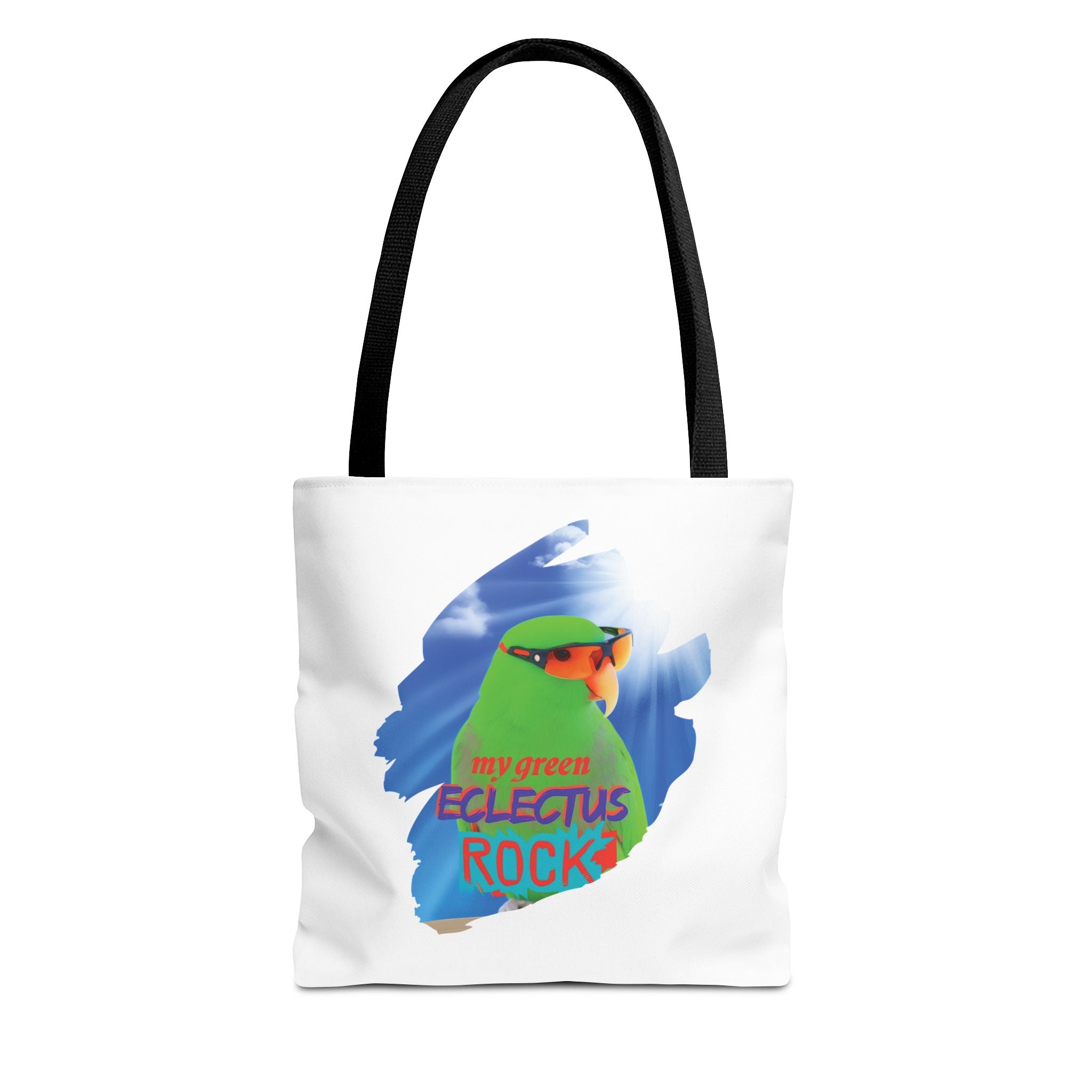 Green Eclectus Tote Bag