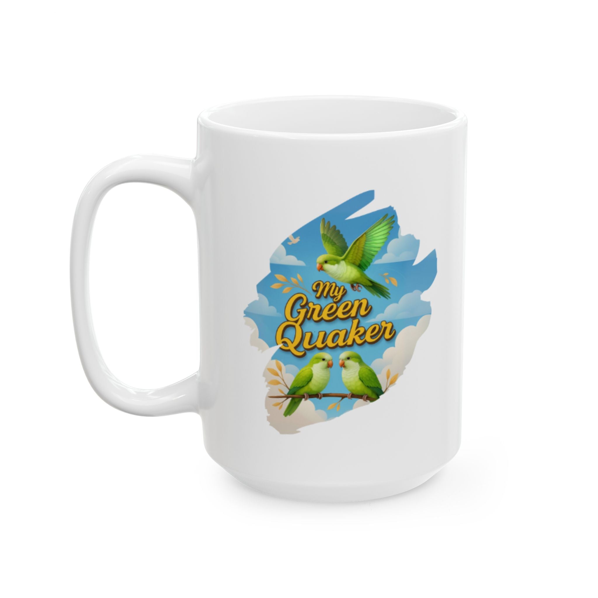 My Green Quaker Flying Mug