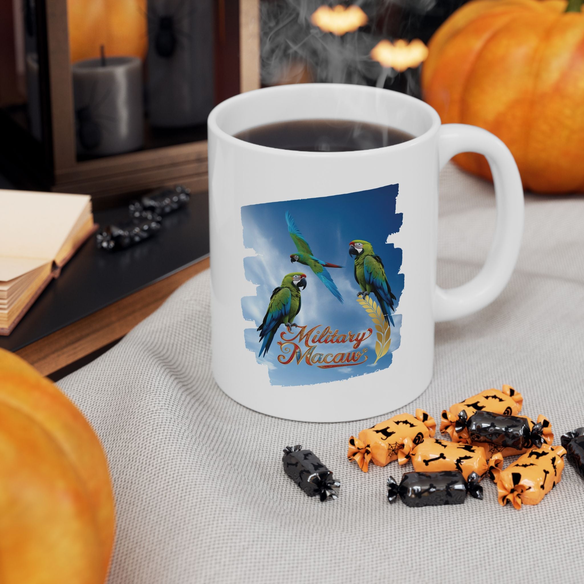 Military Macaw's Flying Mug