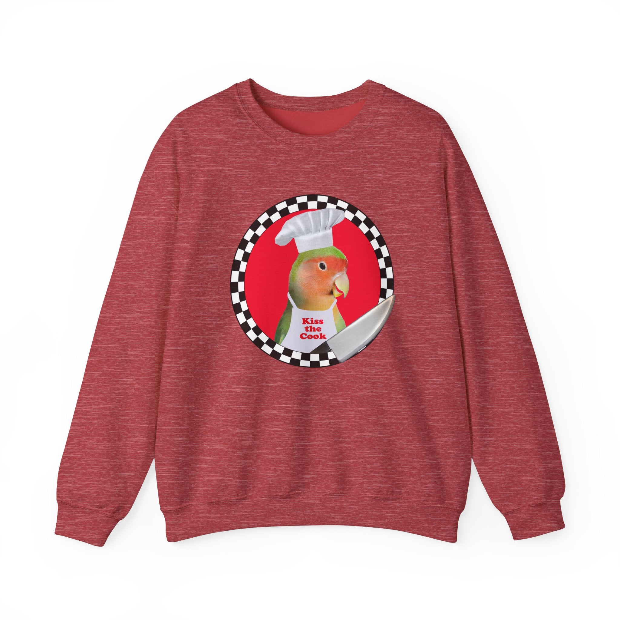 Kiss The Cook Lovebird Sweatshirt