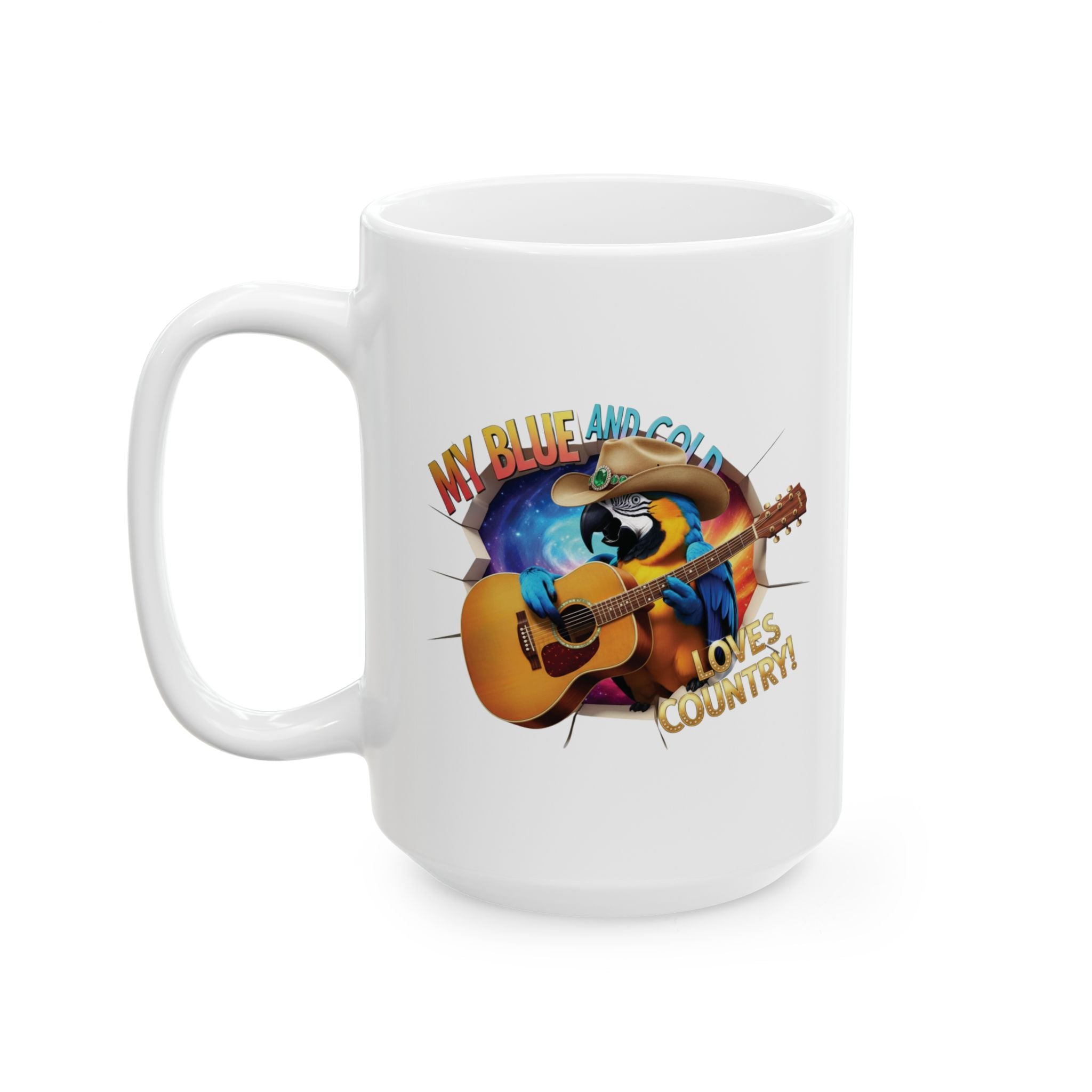 Blue & Gold Loves Country Mug