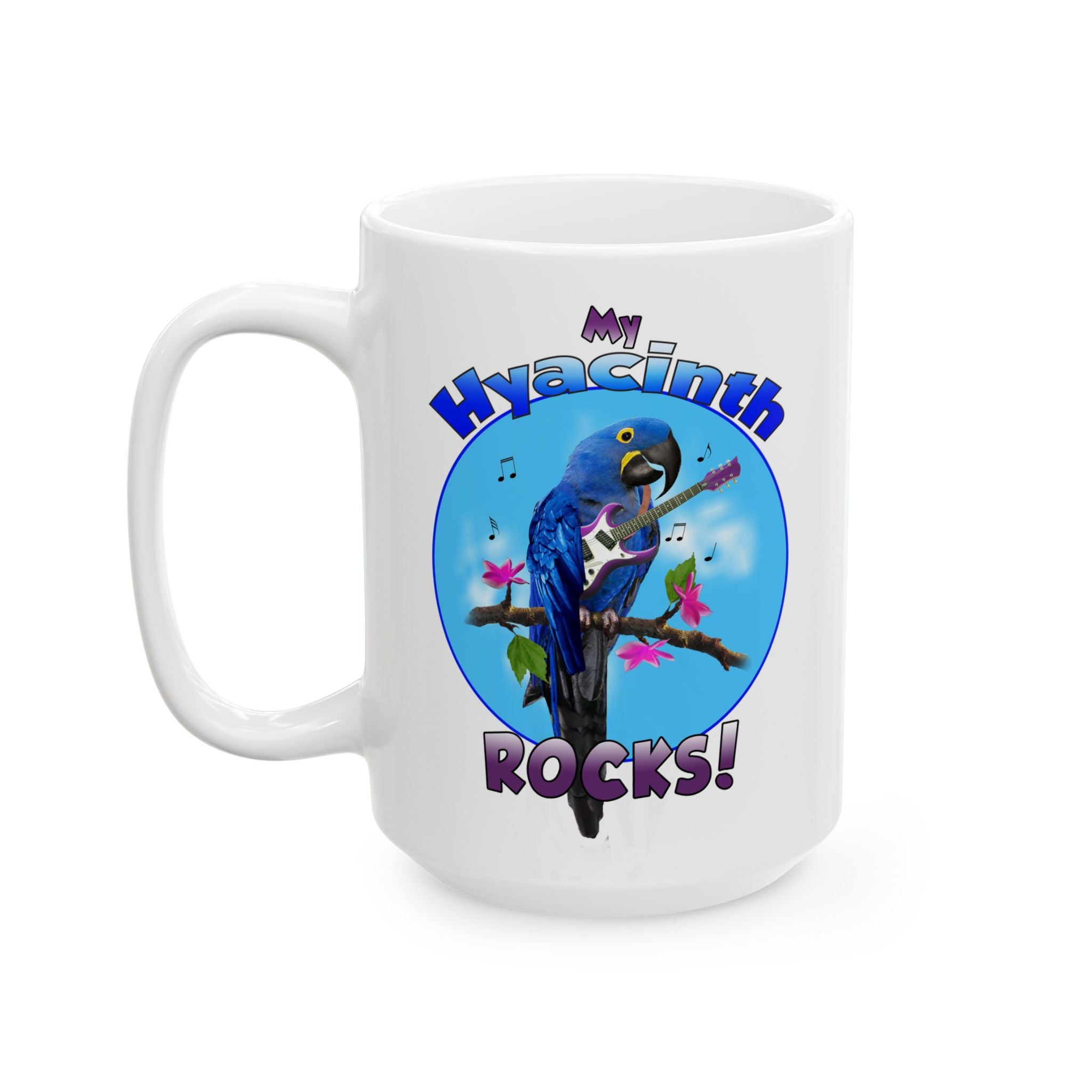My Hyacinth Rocks Guitar Mug