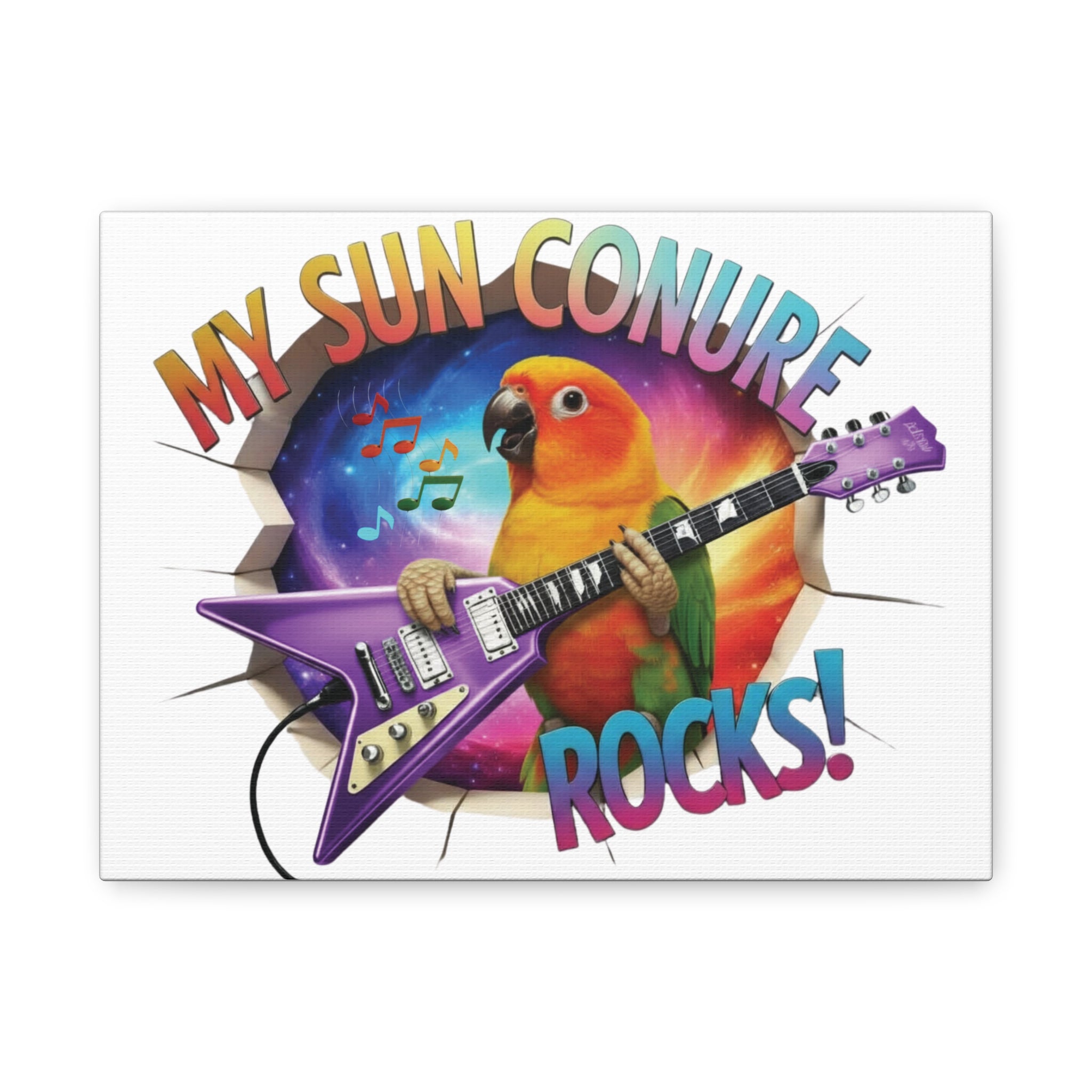 Sun Conure Breakthrough Wall-Hanging