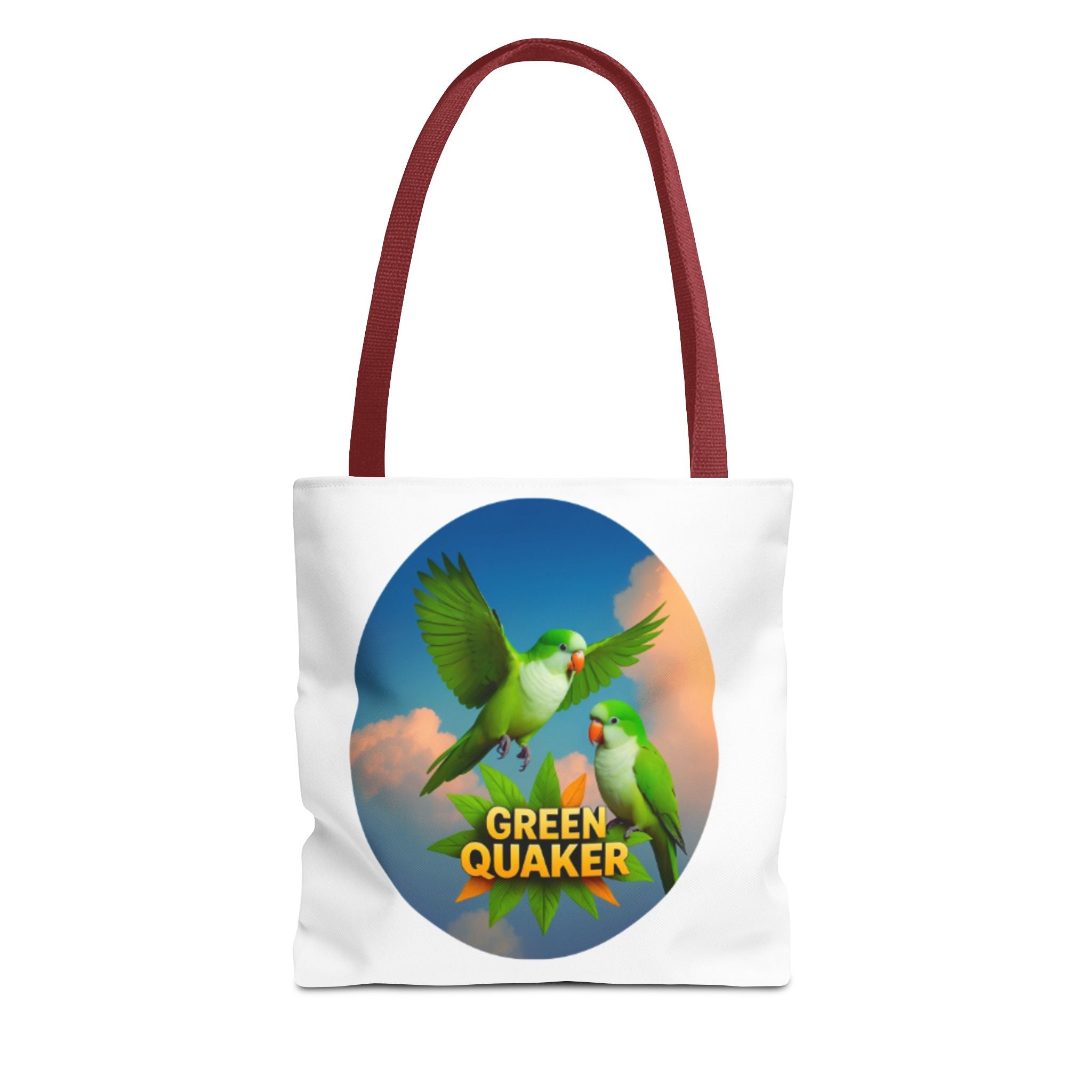 Green Quaker Flying Tote Bag