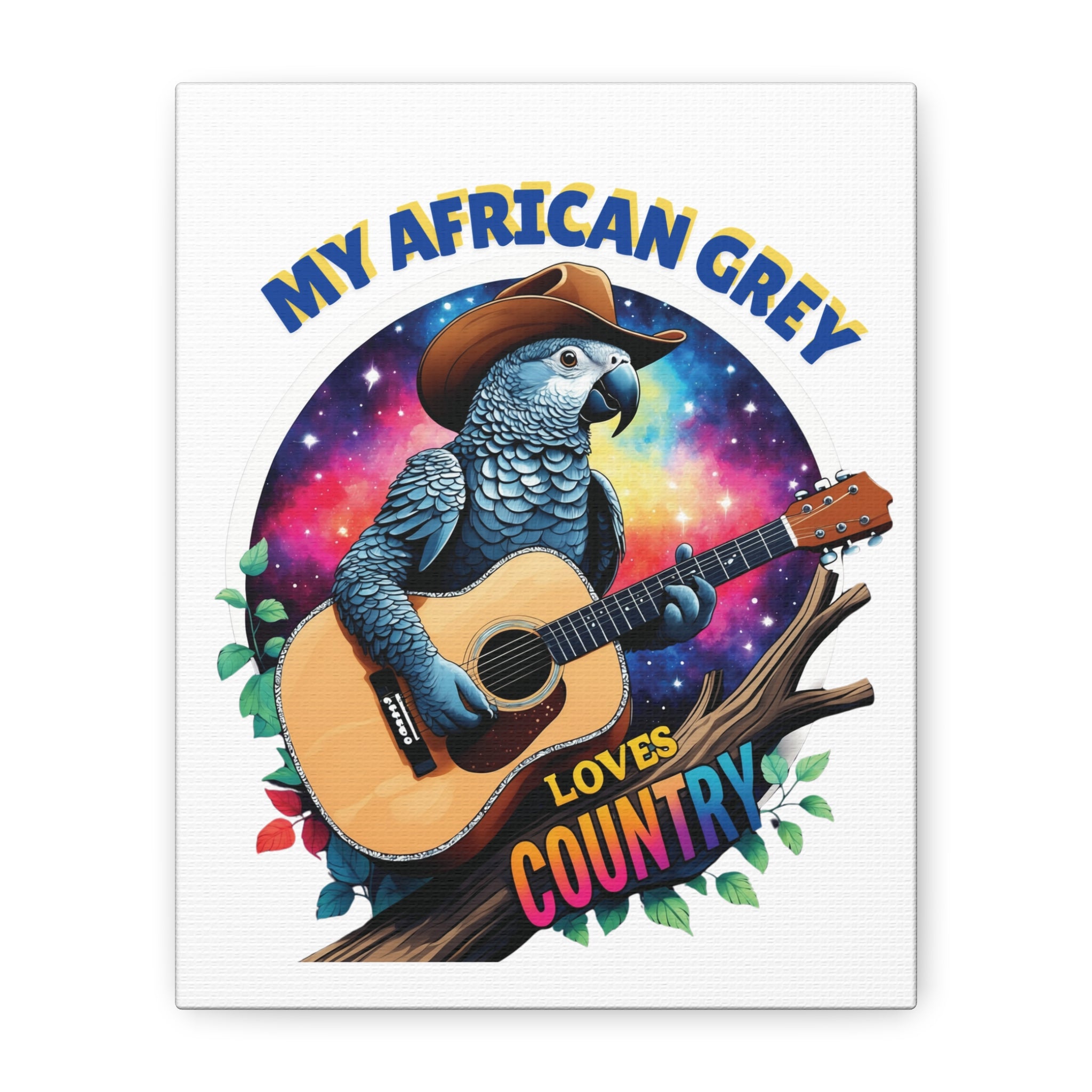 African Grey Congo Wall-Hanging