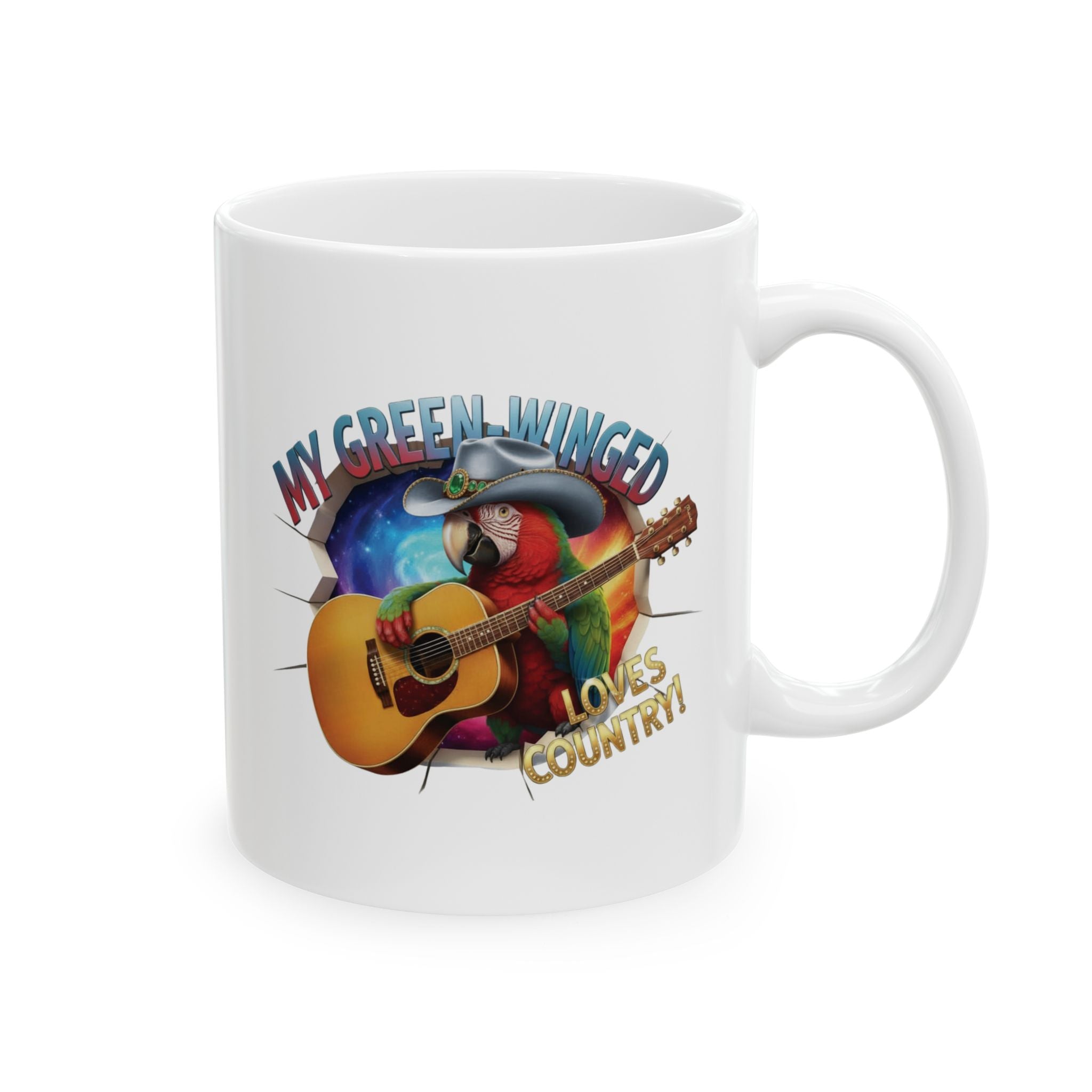 Green Winged Macaw Breakthrough Mug