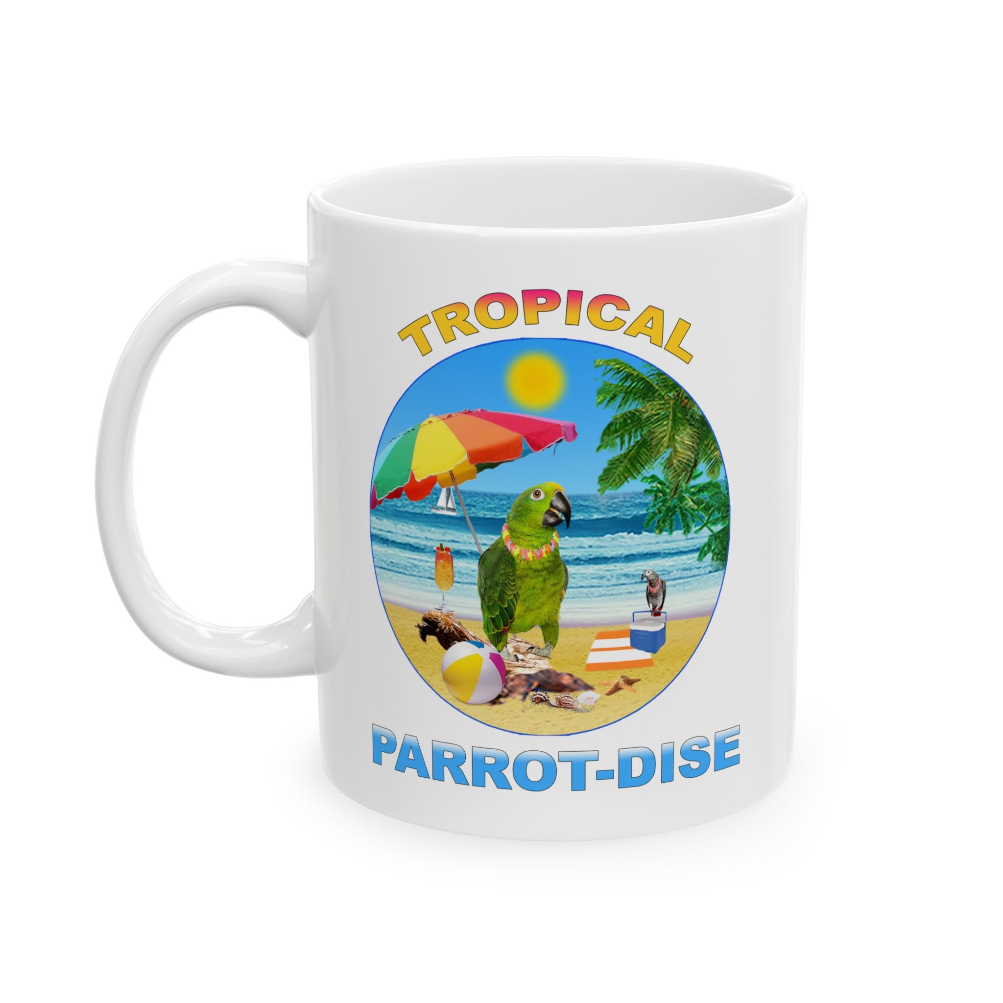 Tropical Parrot-Dise Amazon Mug