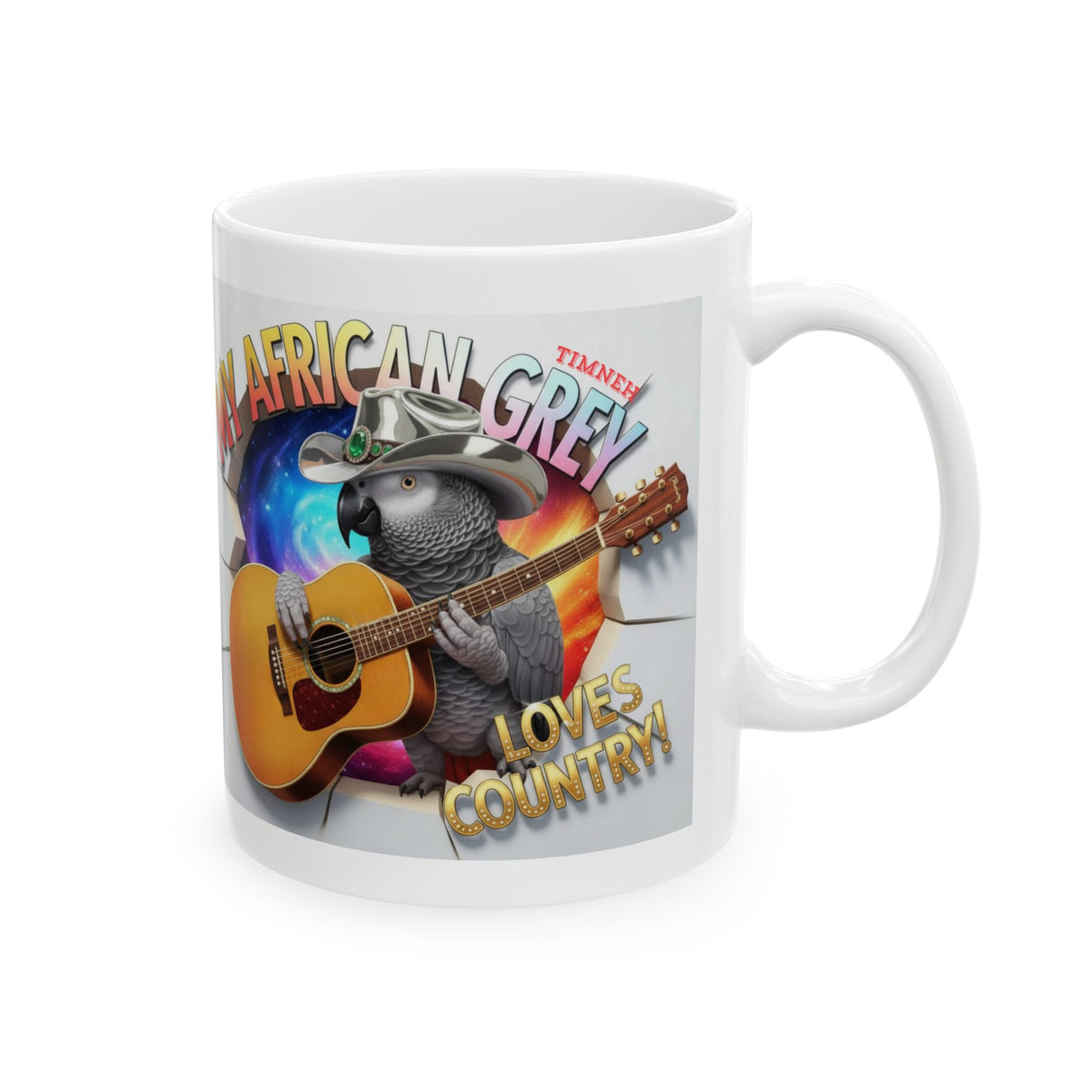 My Green Quaker Loves Country Mug