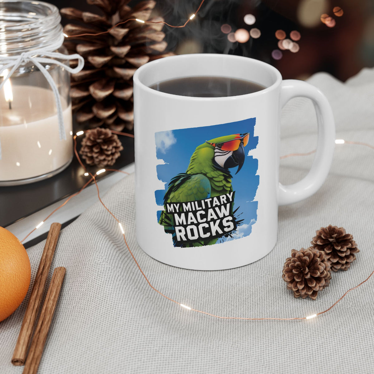 My Military Macaw Rocks Mug