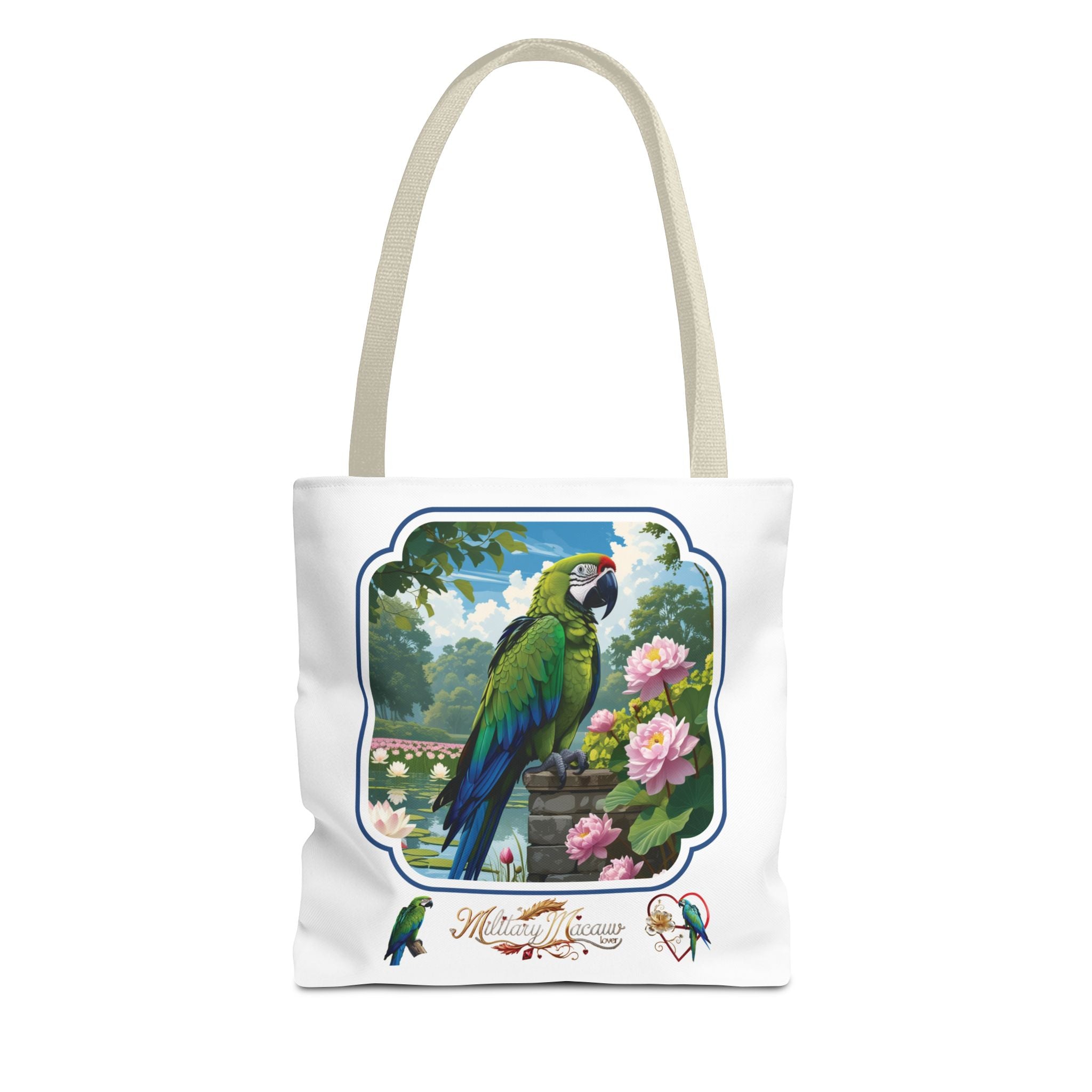 Military Macaw Love Tote Bag