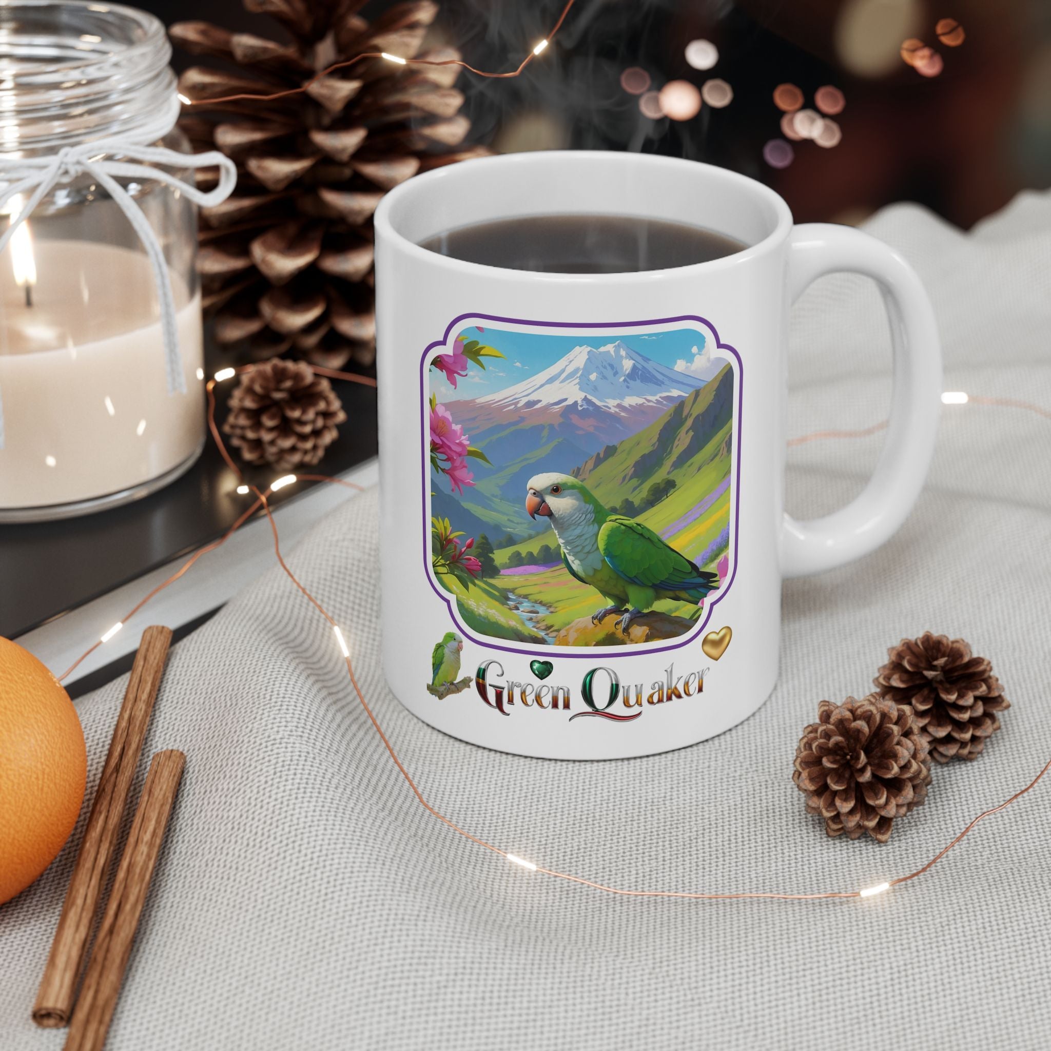 Green Quaker Mountain Mug