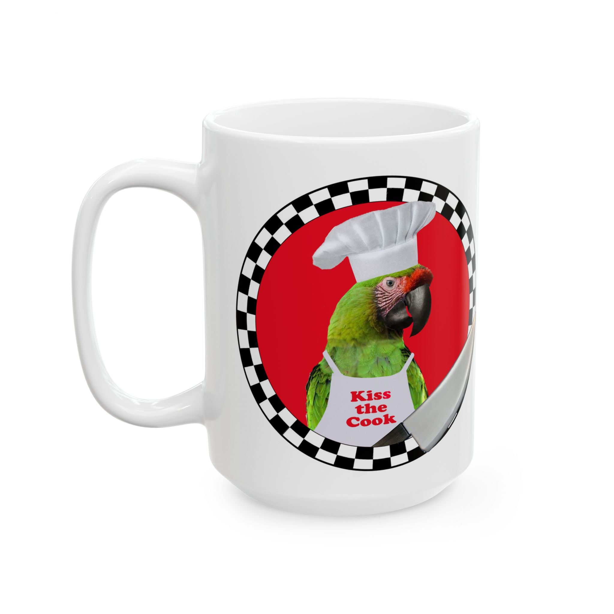 Kiss The Cook Military Mug