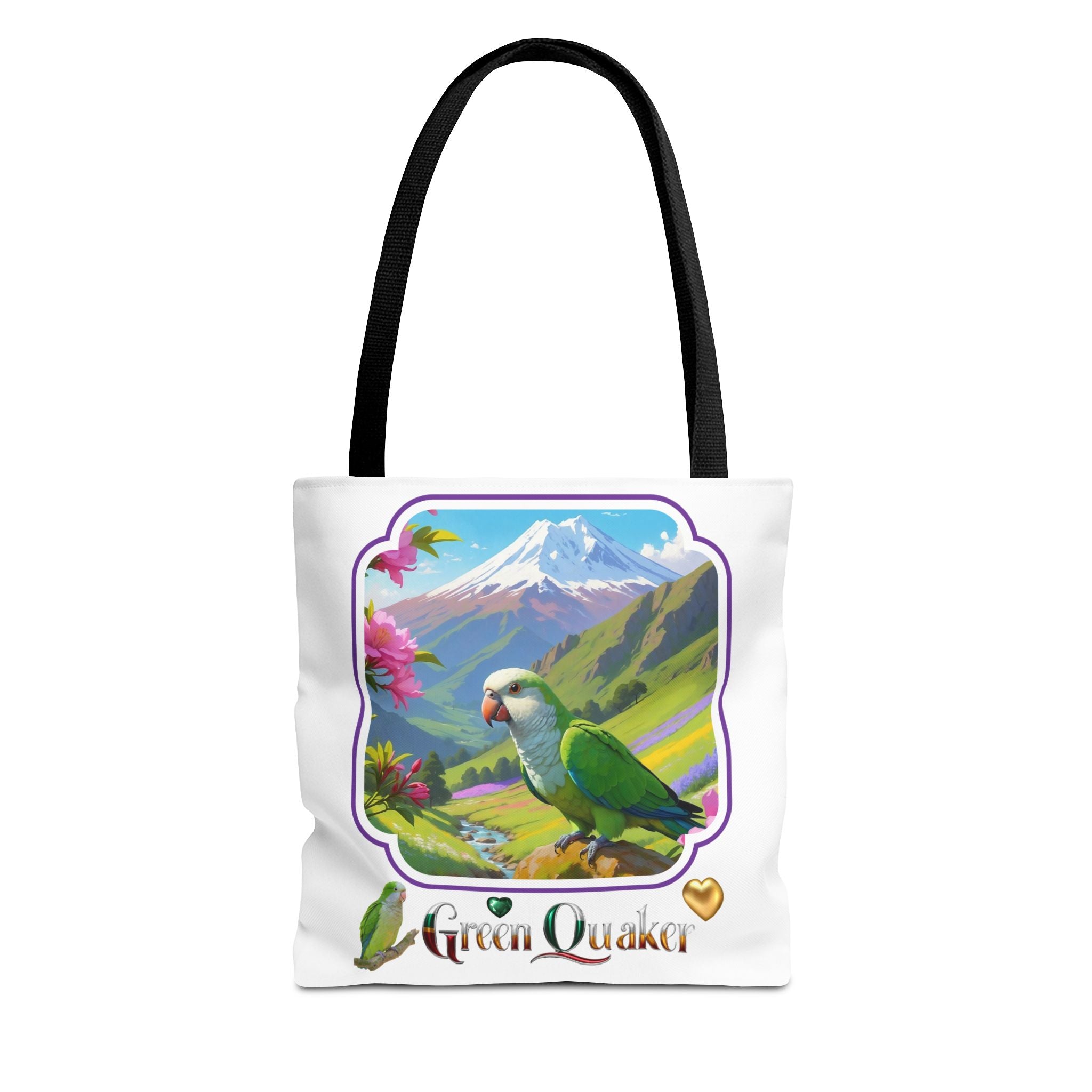 Mountain Green Quaker Tote Bag