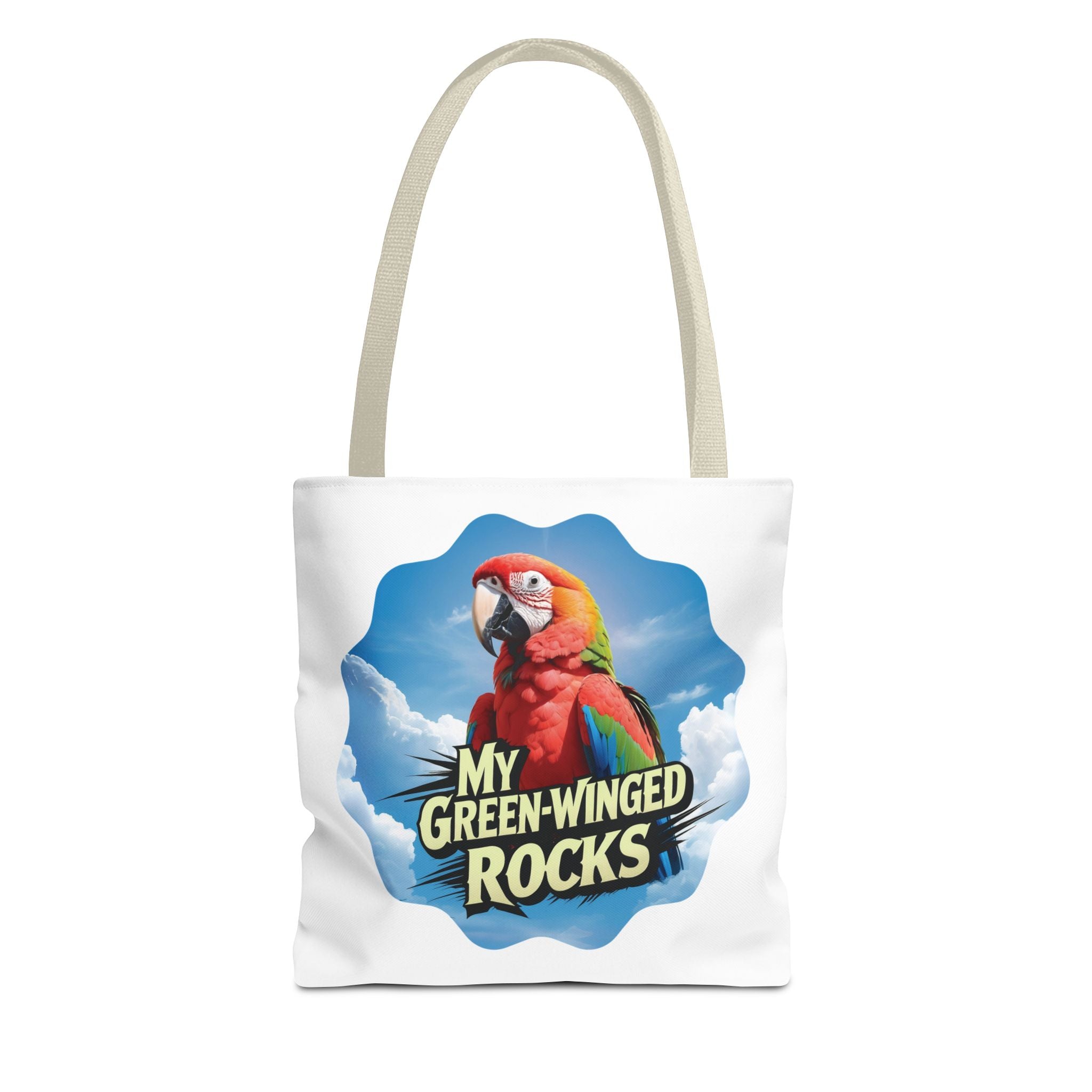 Green Winged Rocks Tote Bag