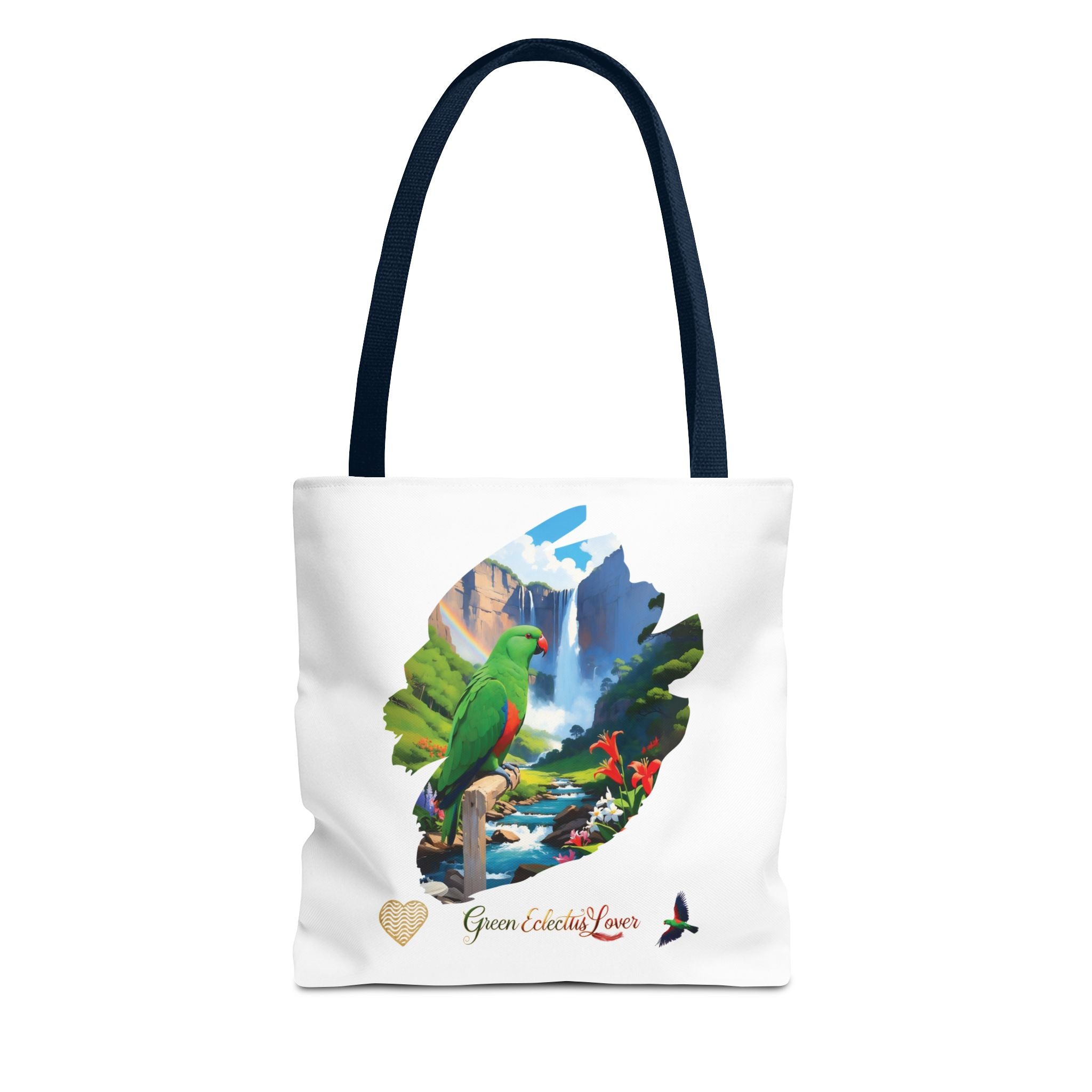 Nature Green Eclectus Lover Tote Bag