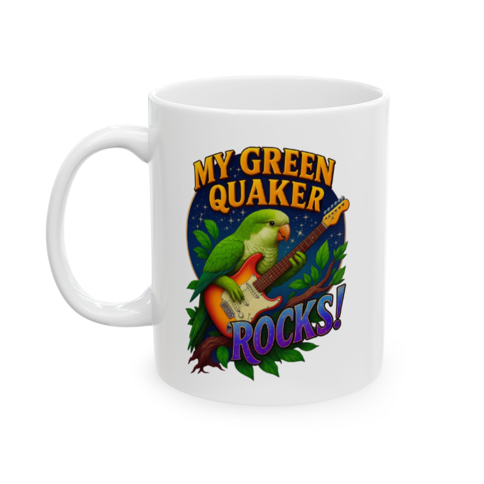Green Quaker Rocks Mug