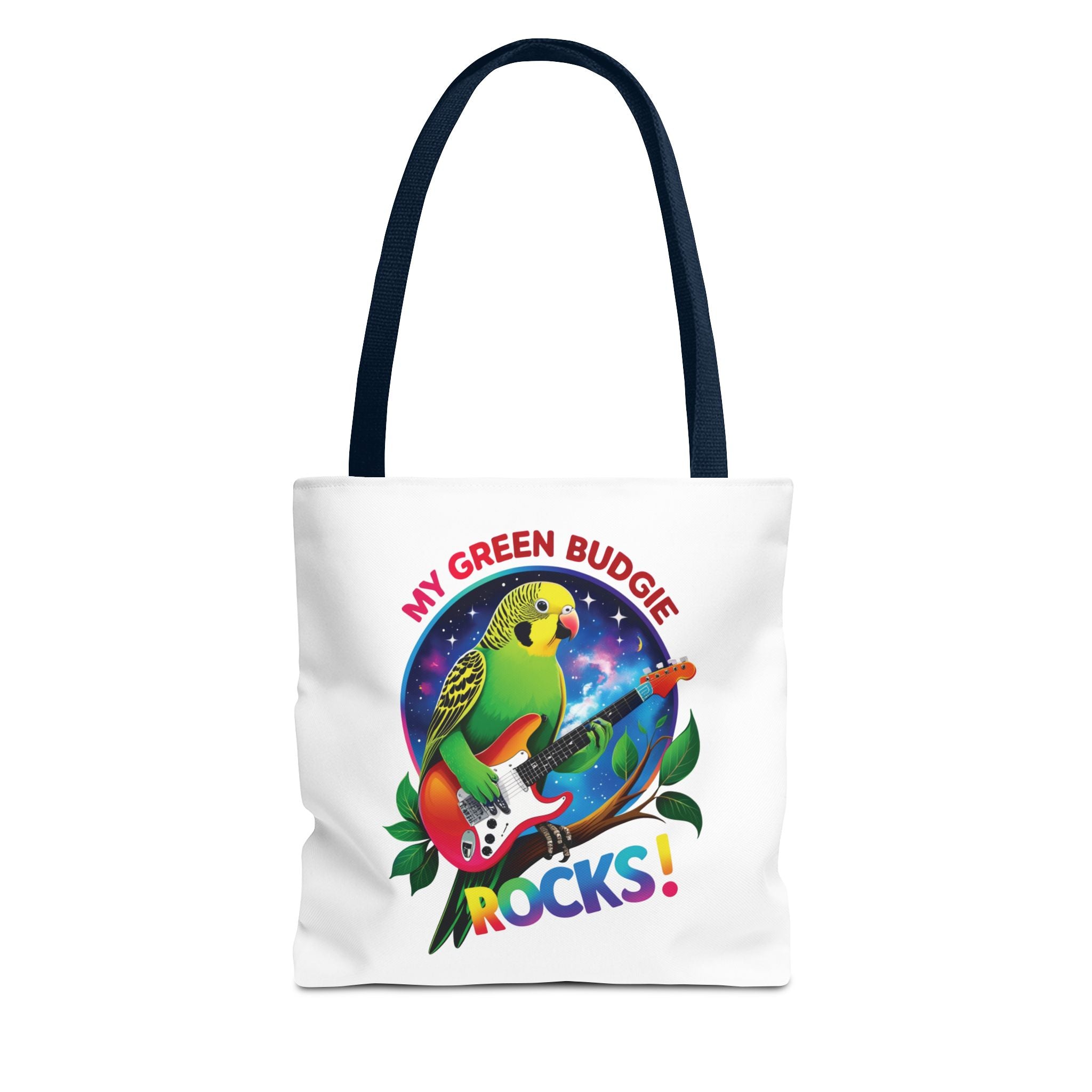My Green Budgie Rocks Tote Bag