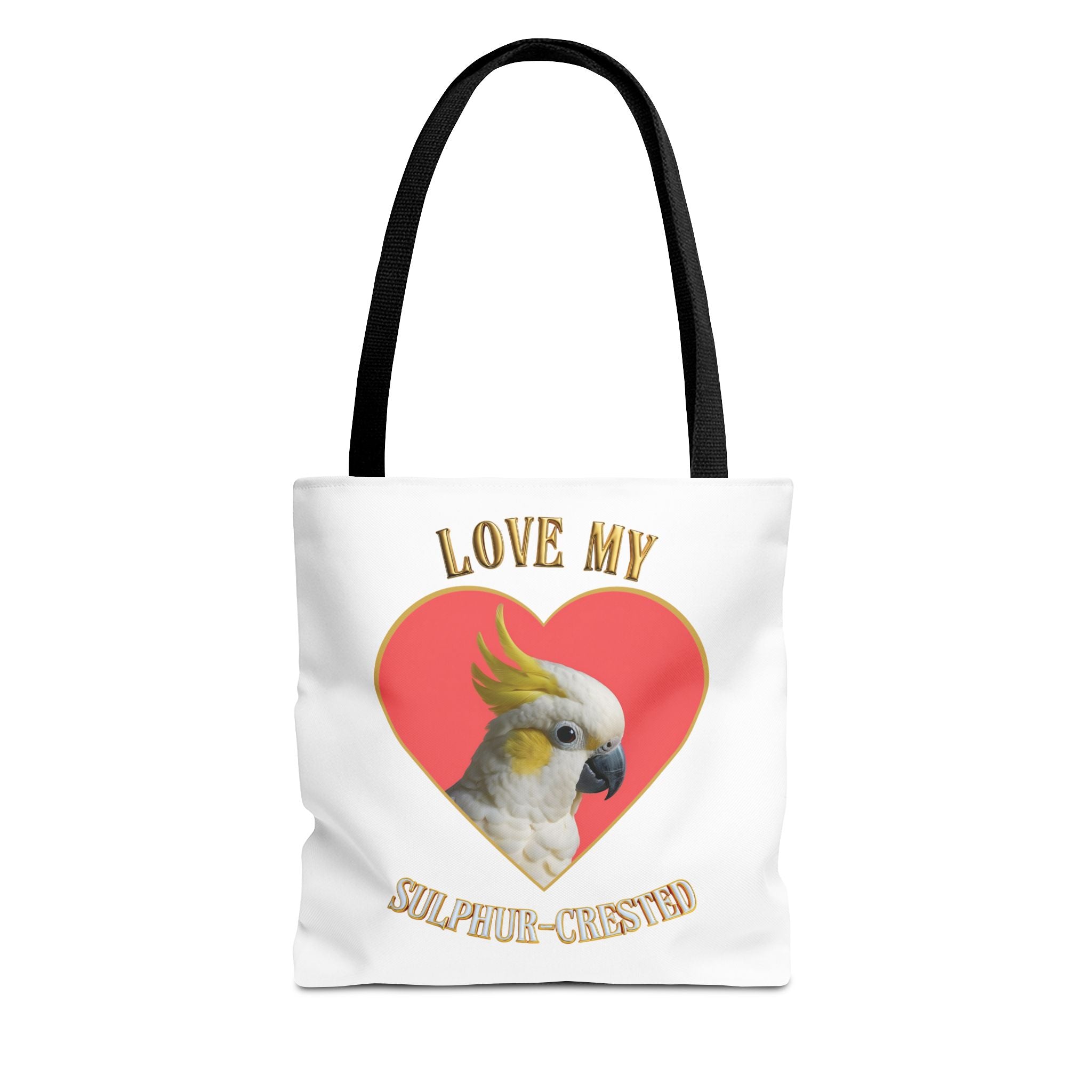 Love My Sulphur-Crested Heart Tote Bag