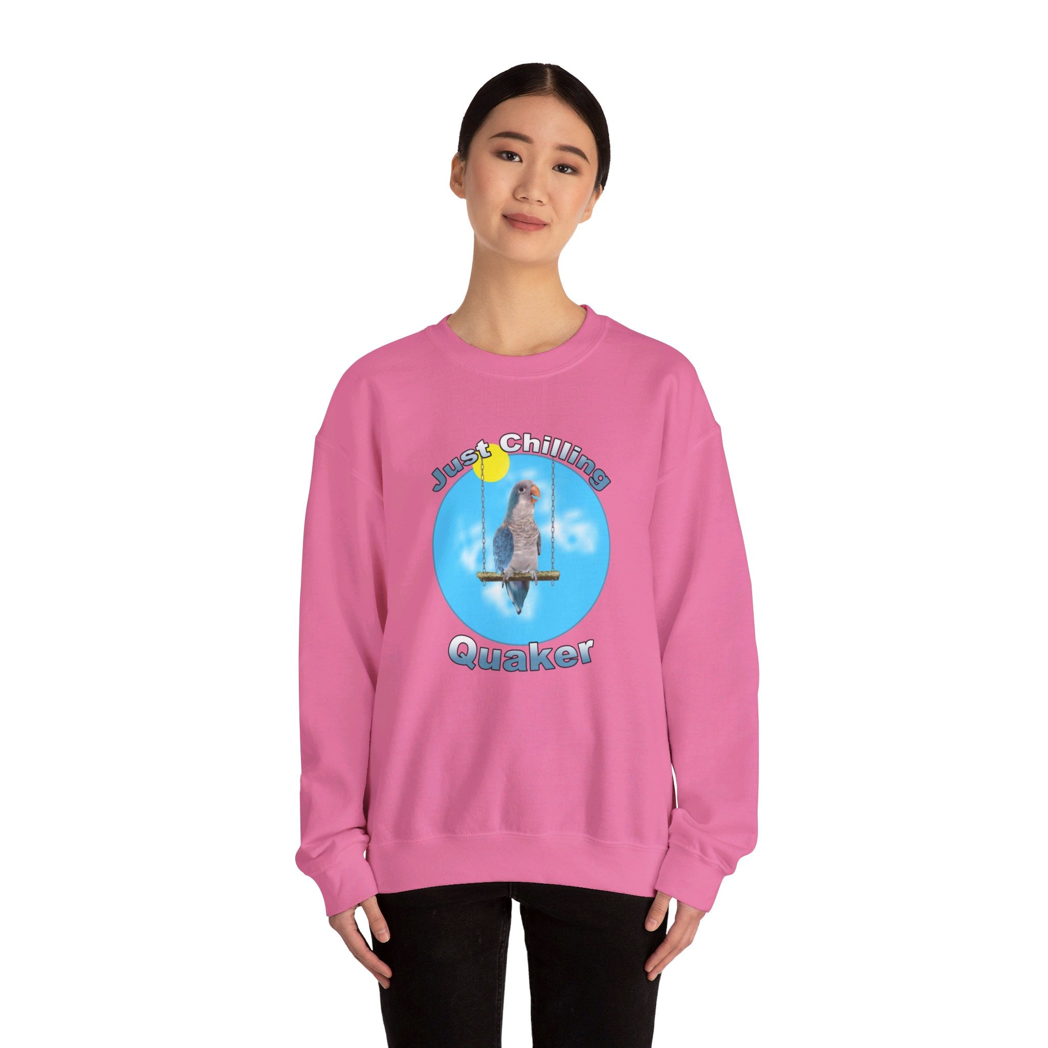 Just Chilling Swing Blue Quaker Sweatshirt