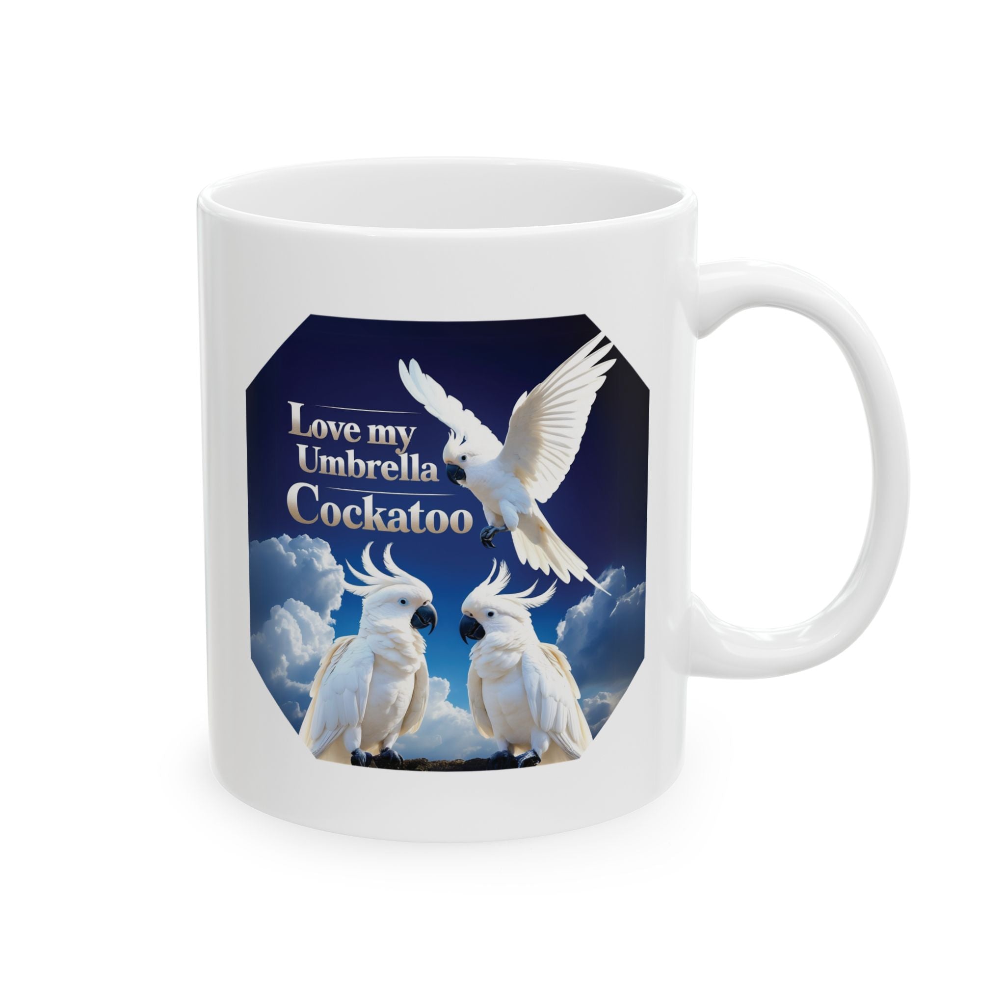 Love My Umbrella Cockatoo Mug