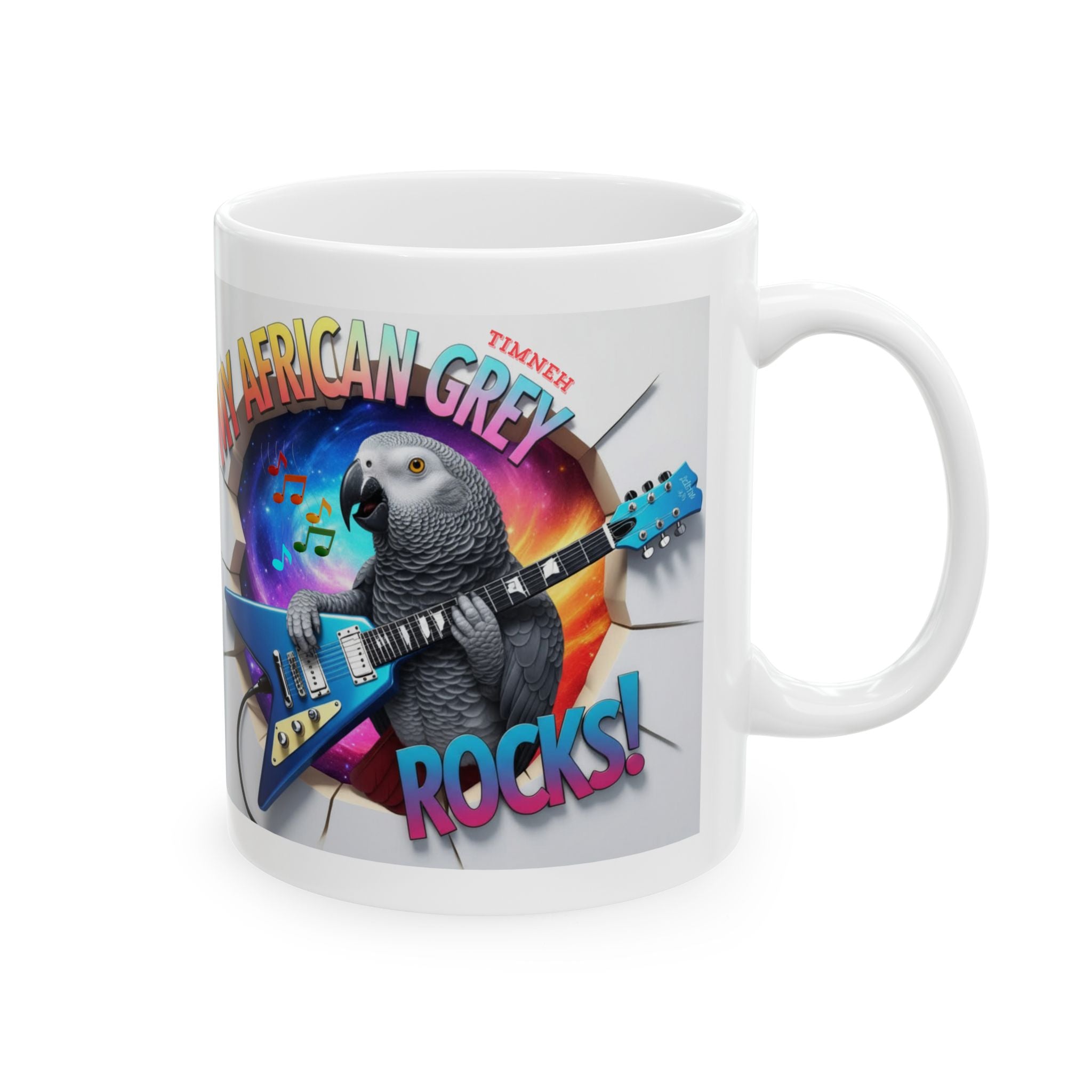 My African Grey Timneh Rocks Mug