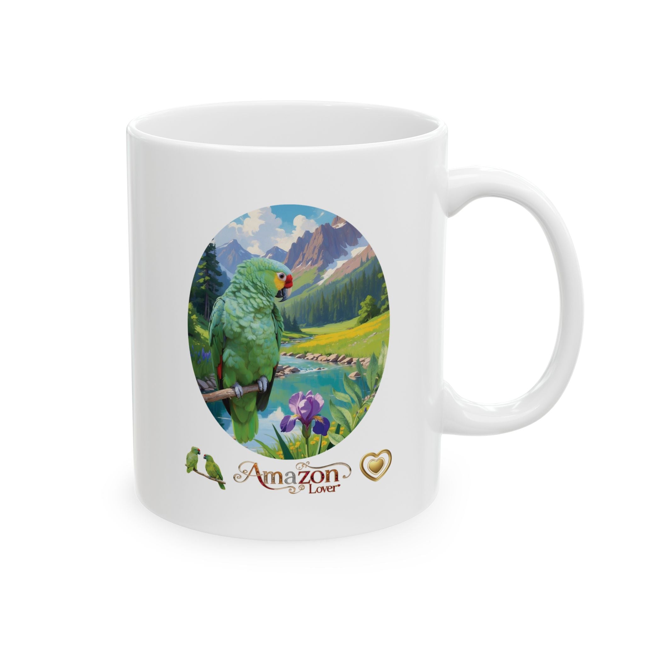 Amazon Lover Mountain Lake Mug