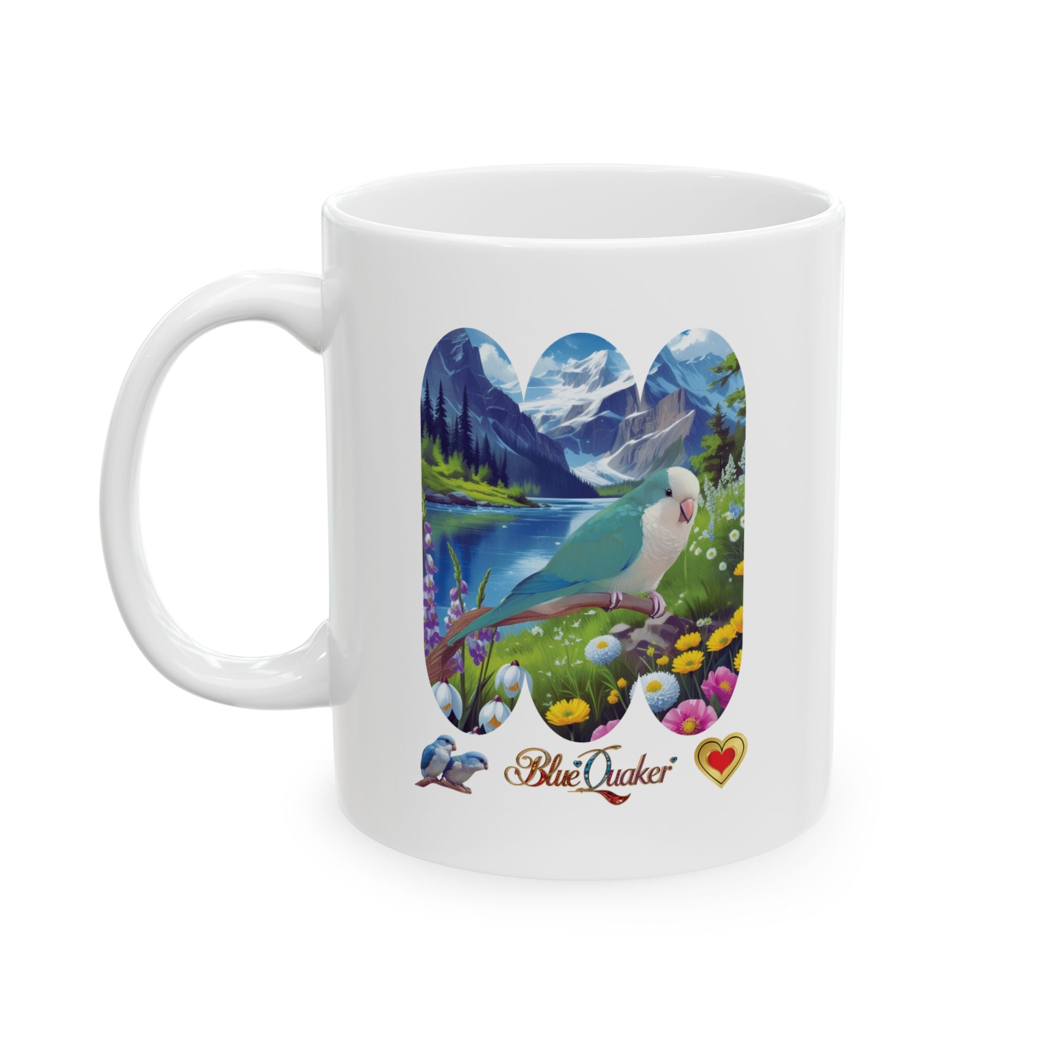 Blue Quaker Mountain Lake Mug