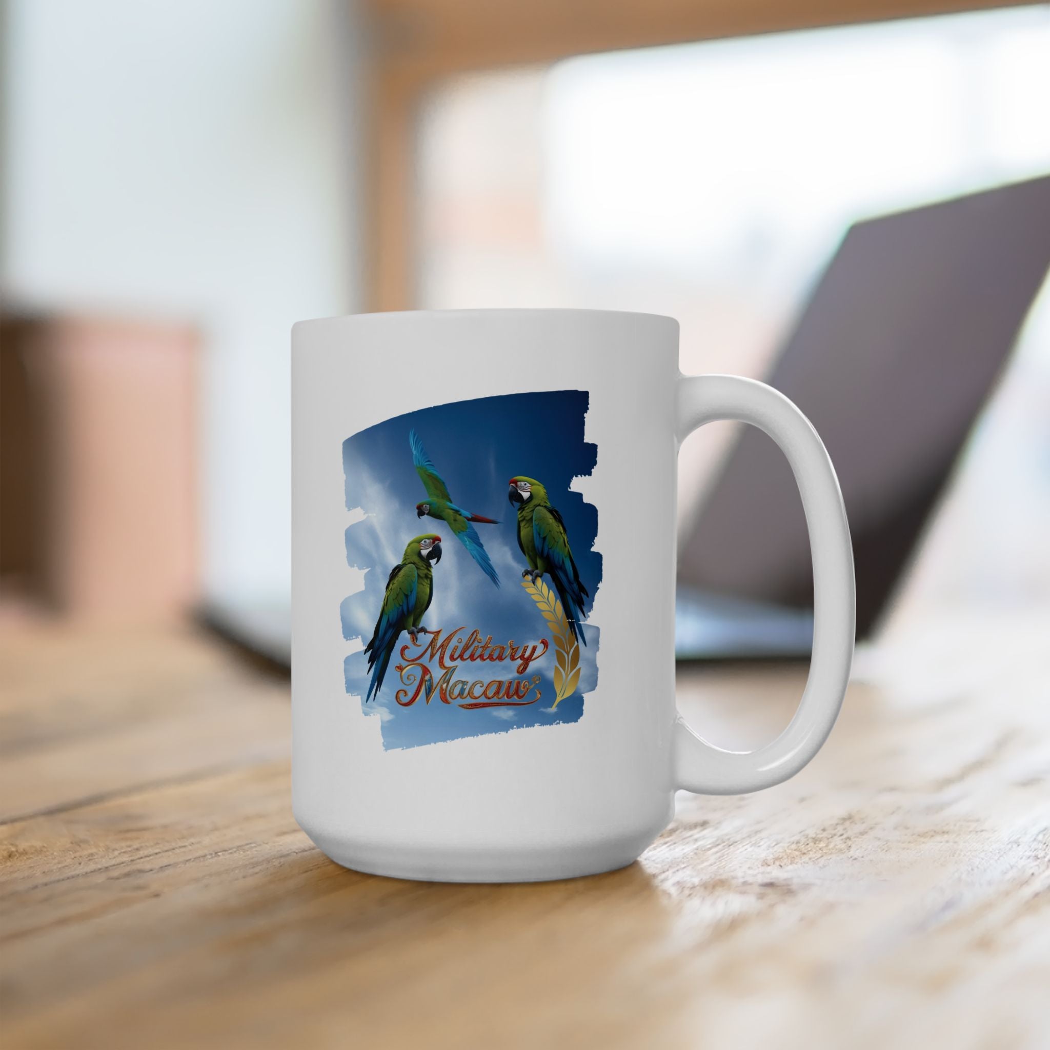 Military Macaw's Flying Mug