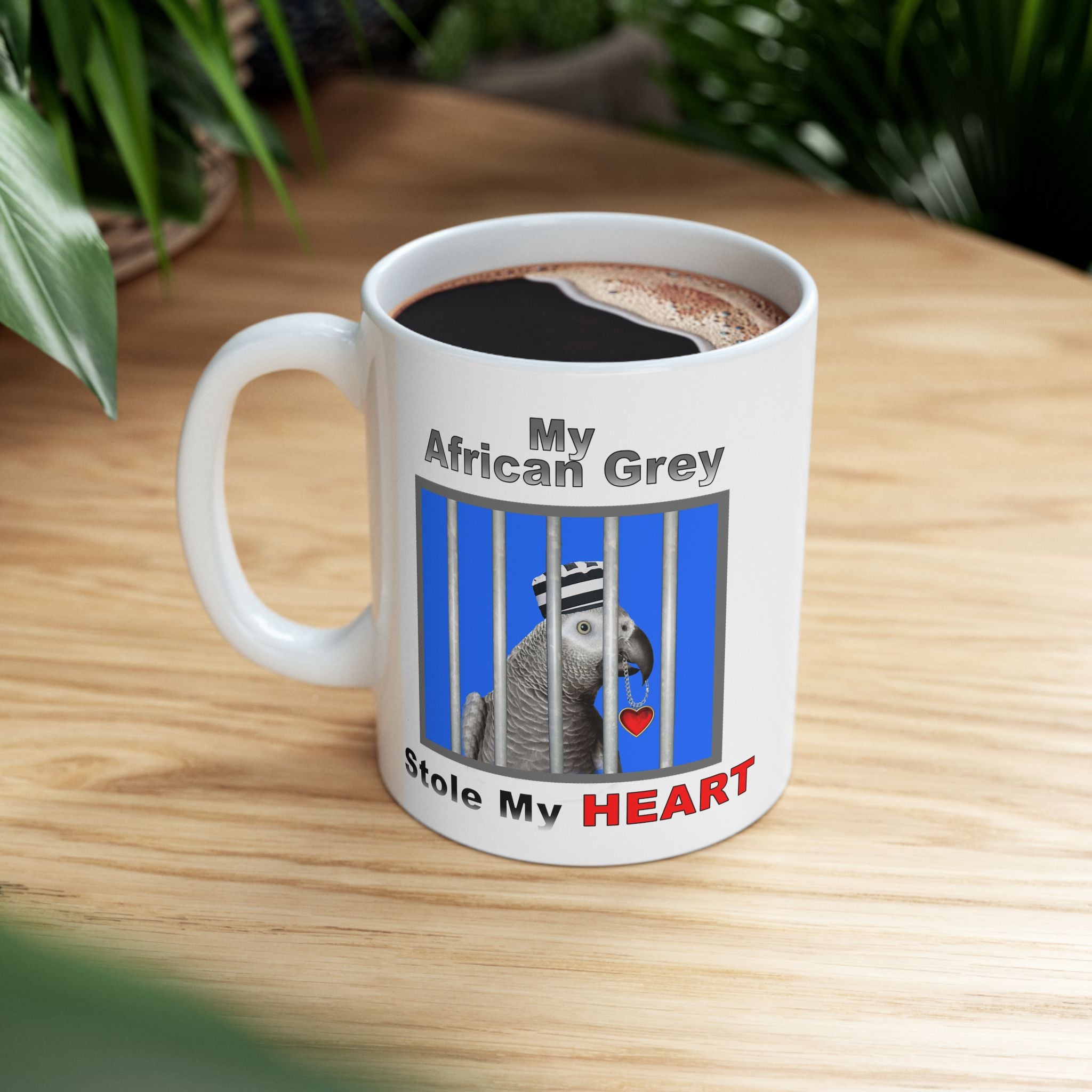 My African Grey Stole My Heart Mug