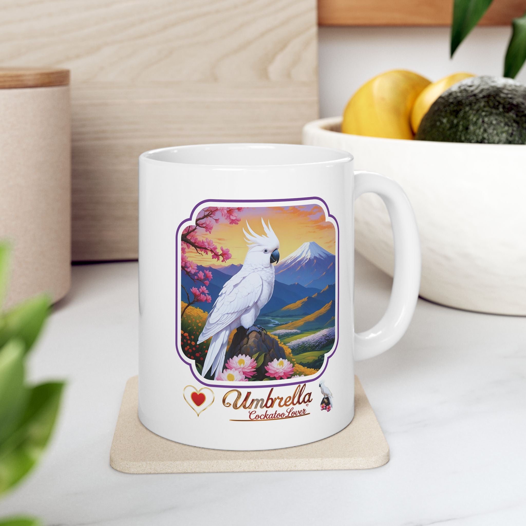 Mountain Umbrella Cockatoo Lover Mug