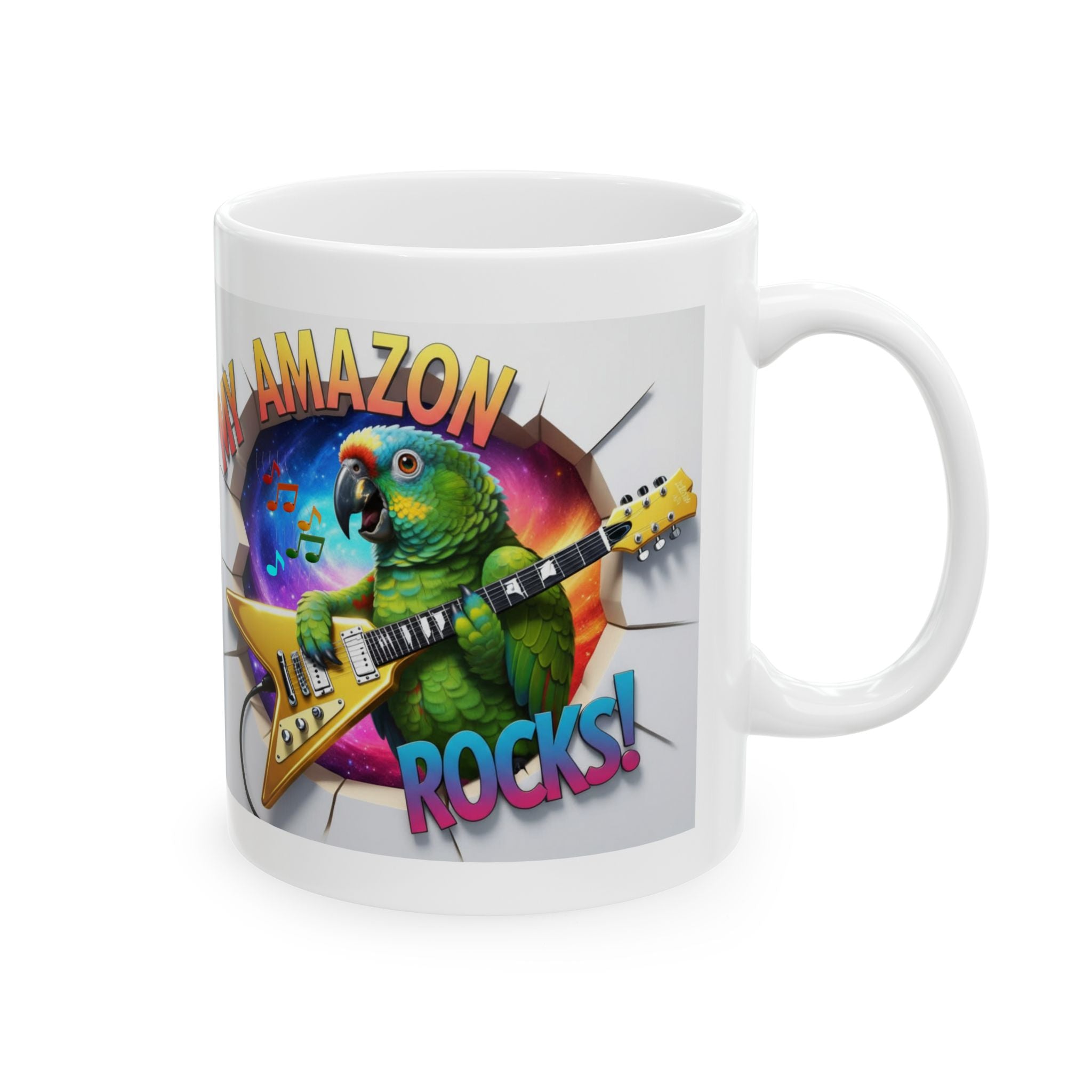 My Amazon Rocks Guitar Mug
